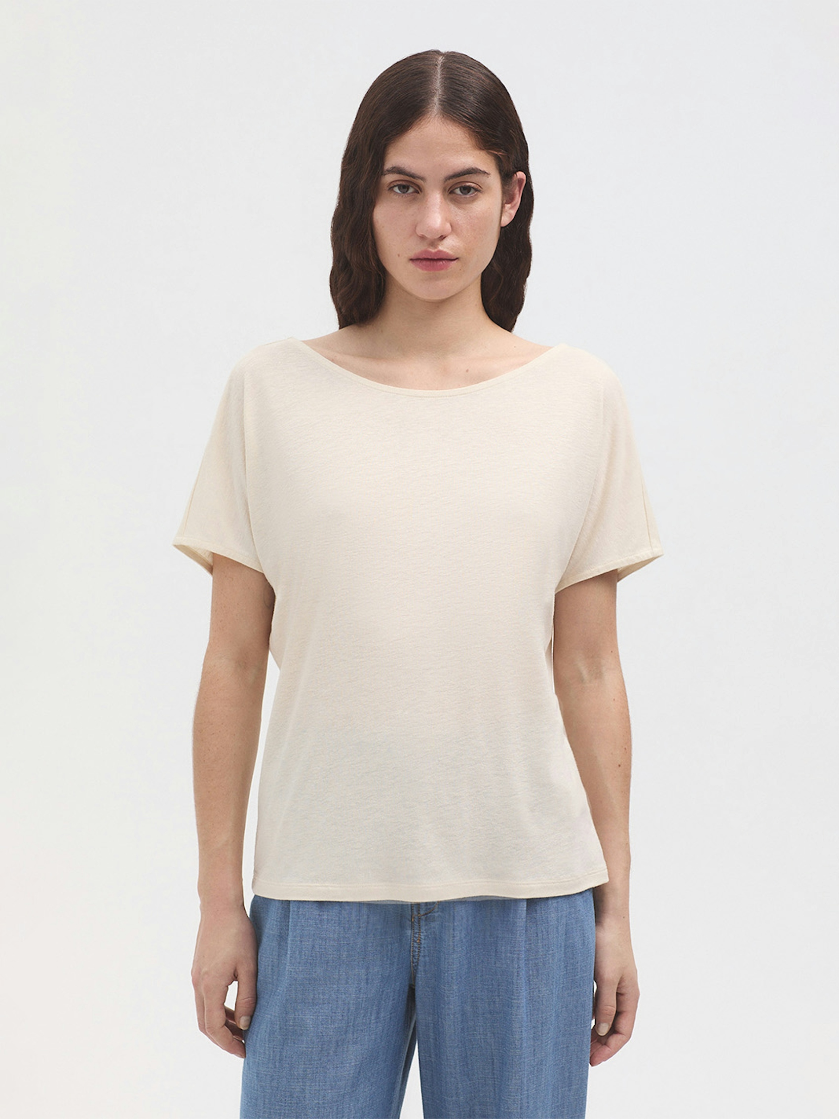 Reversible linen T-shirt 4