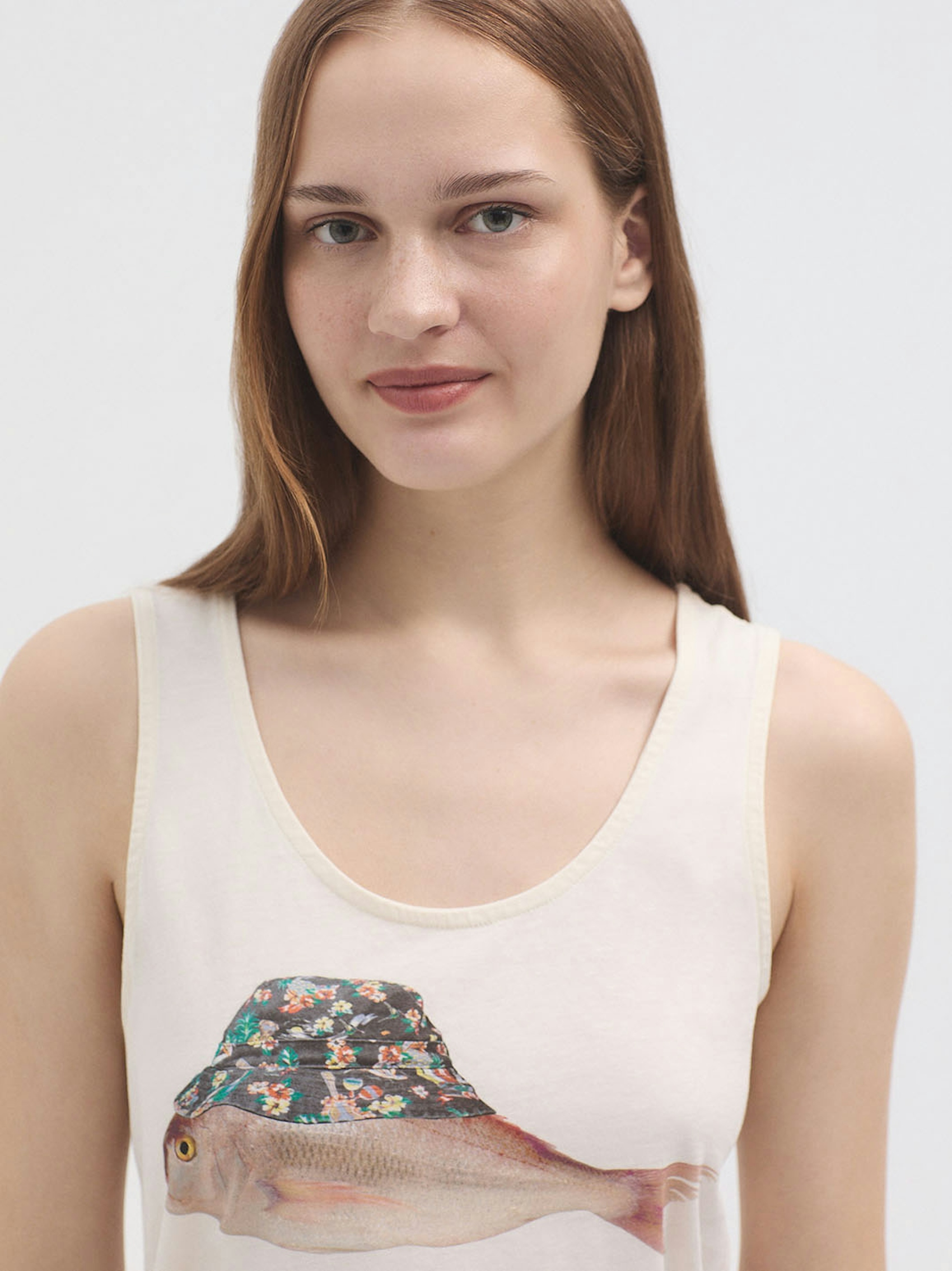 T-shirt bretelles Fish