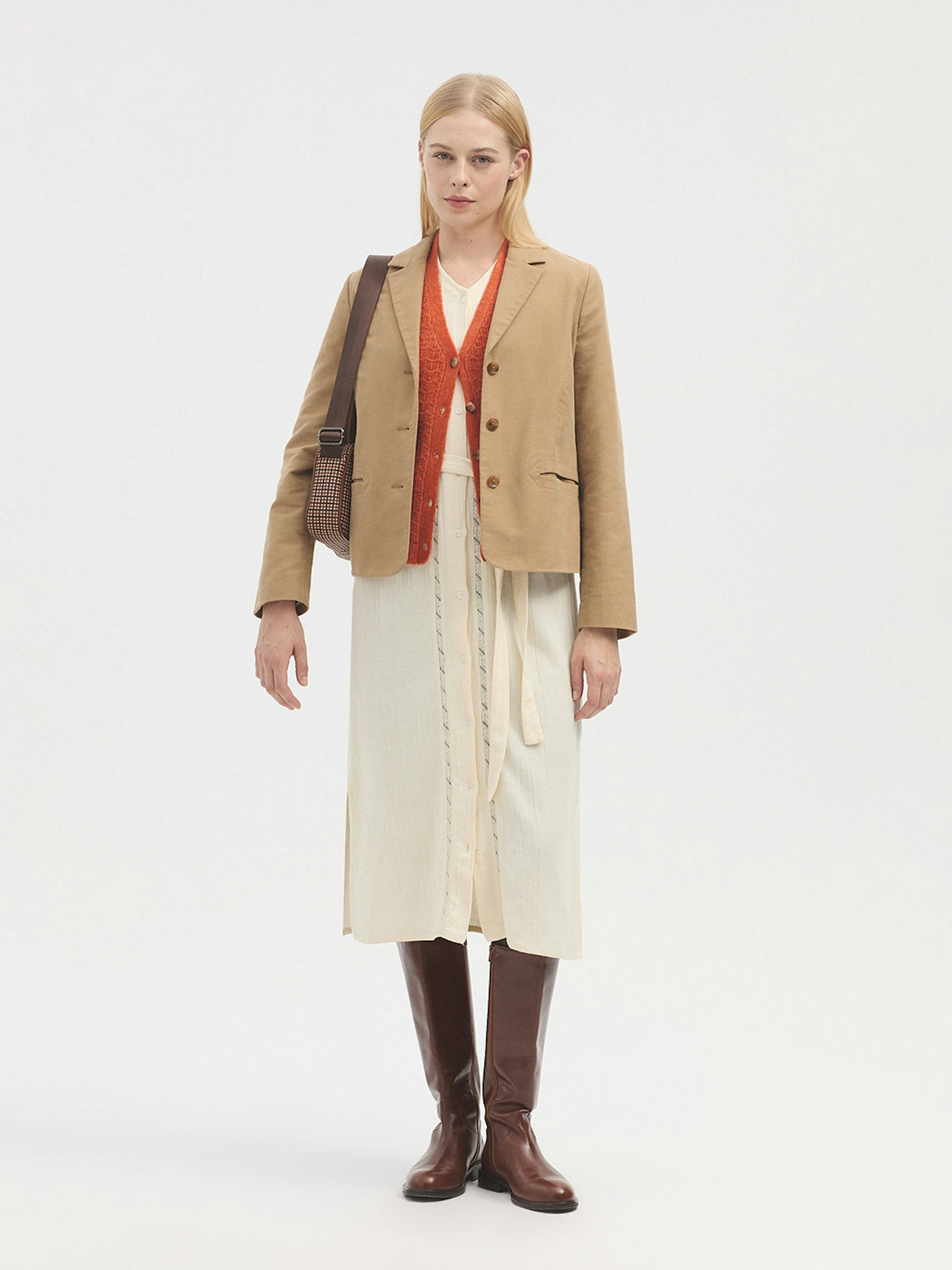 Openwork cashmere vest
