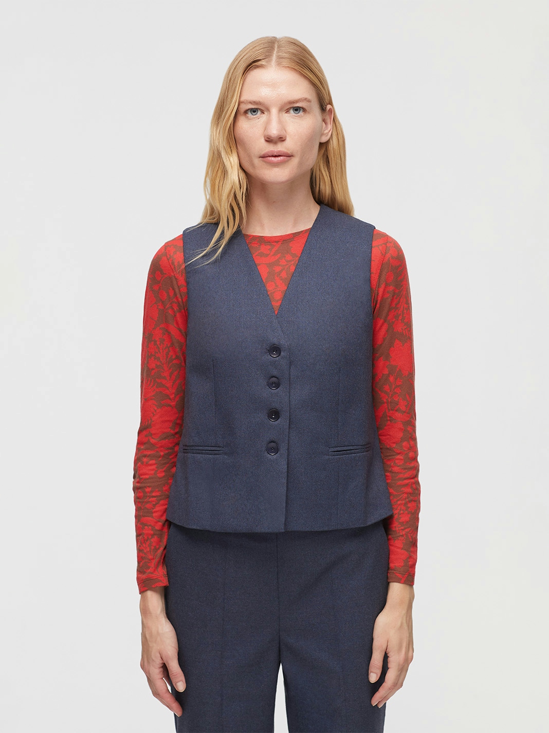 Recycled polyester waistcoat