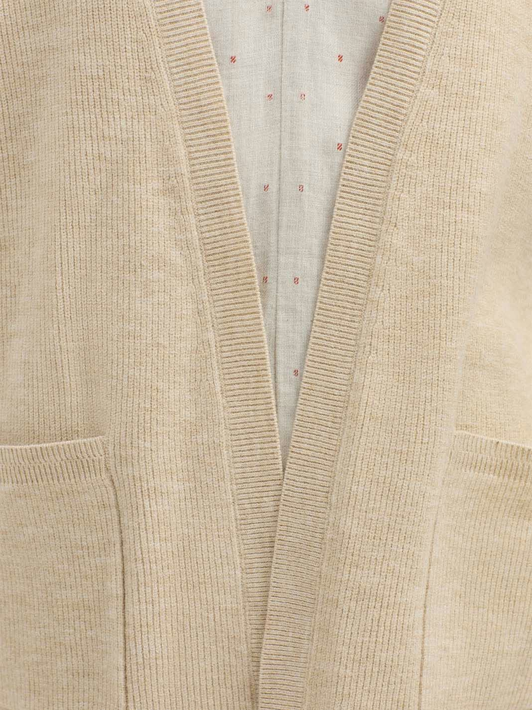 Open cardigan with pockets