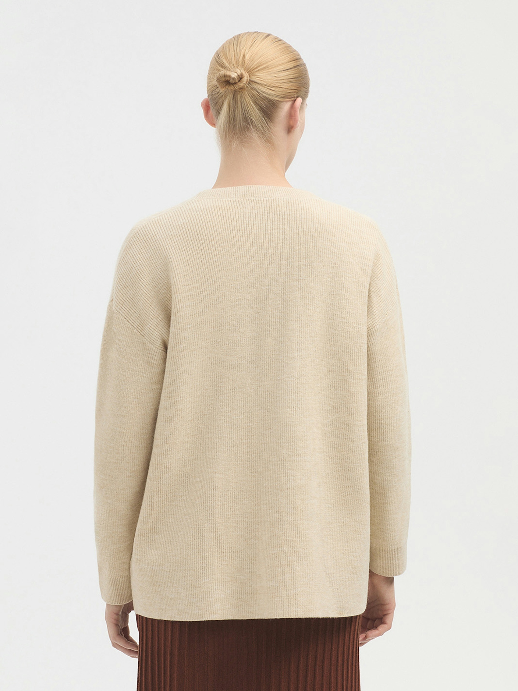 Open cardigan with pockets