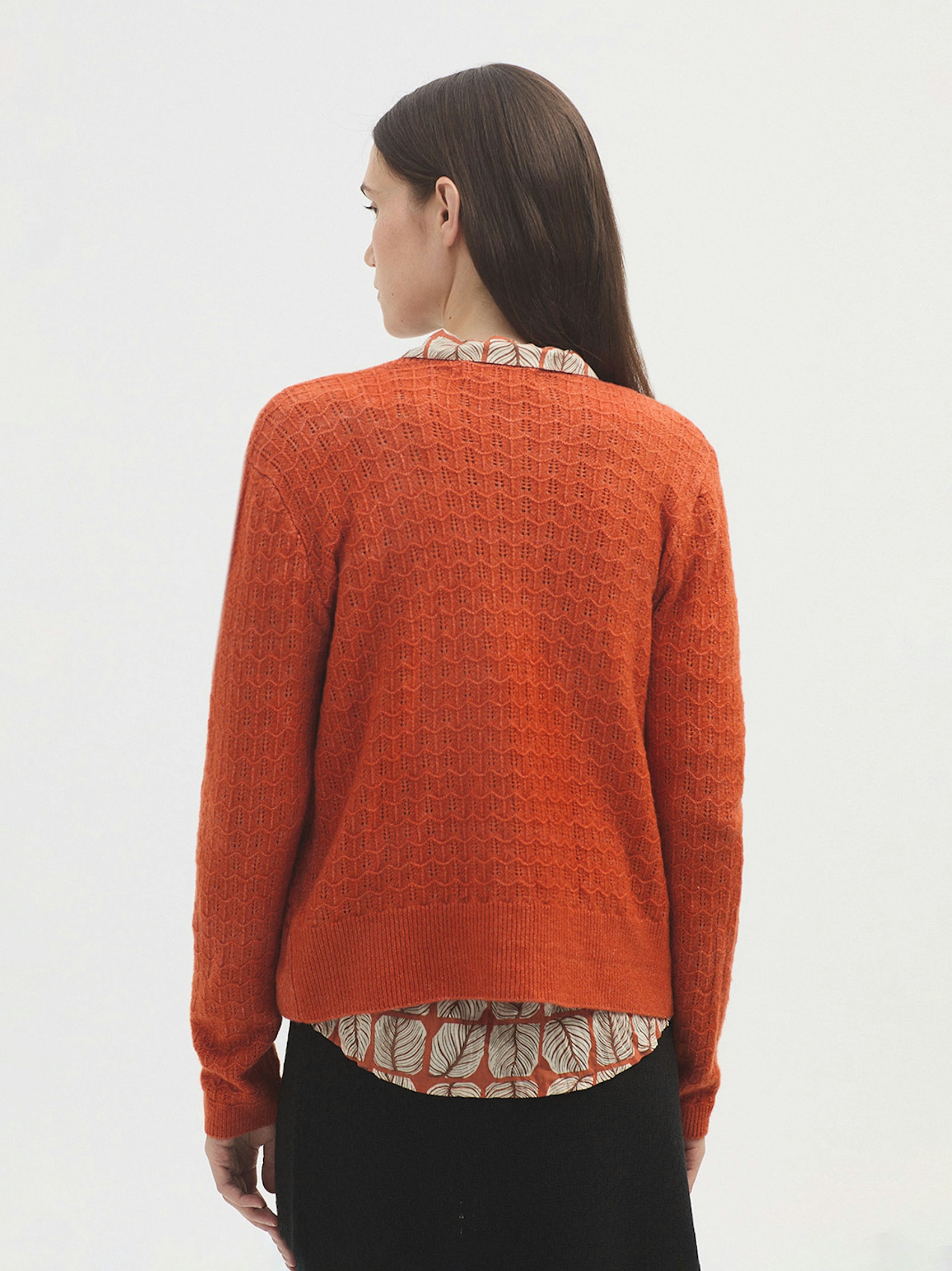 Openwork cashmere cardigan 3