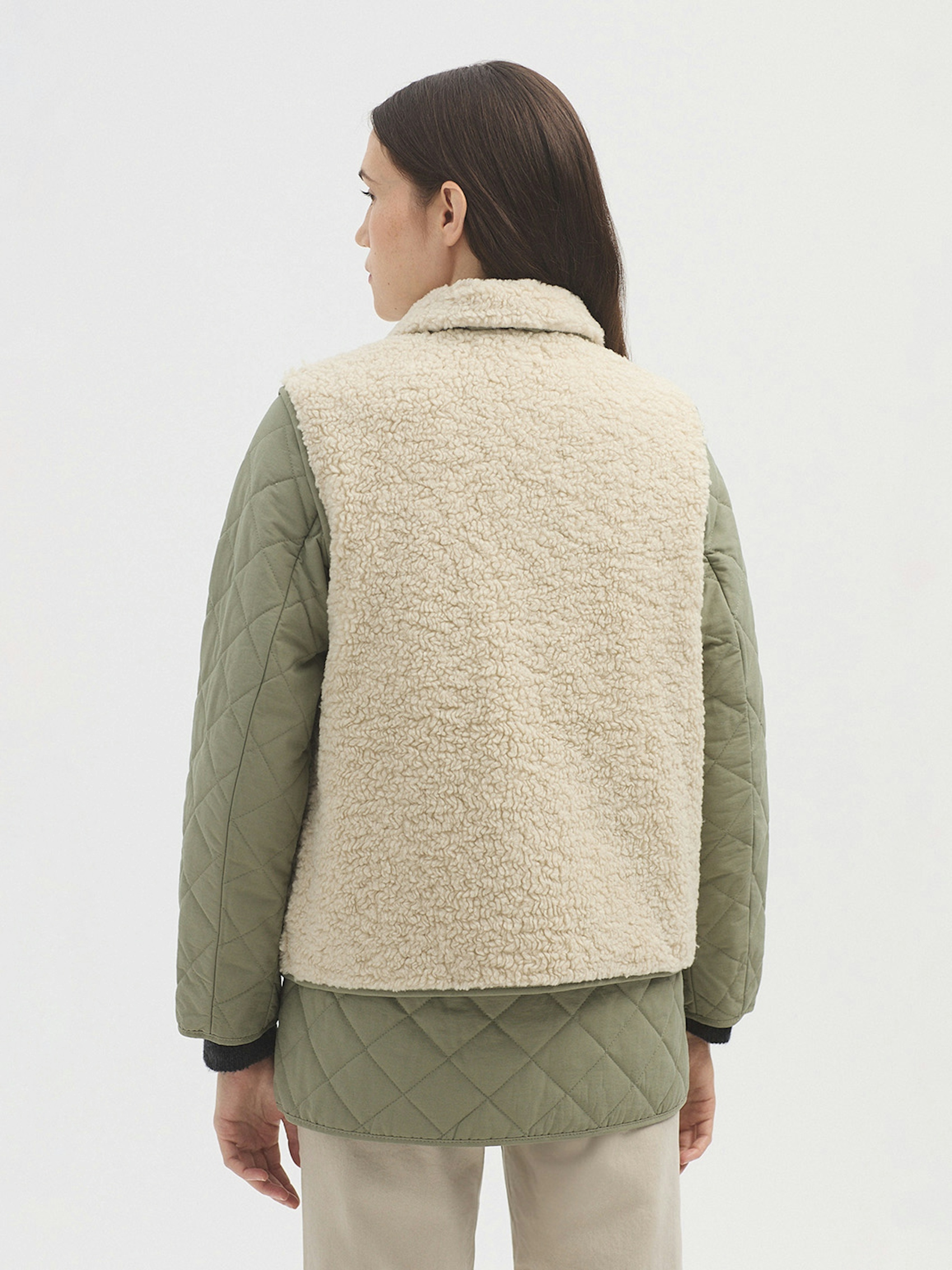 Jacket with removable gilet
