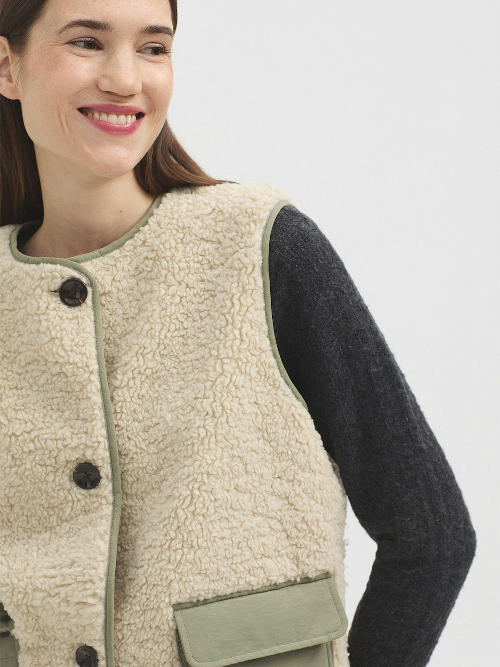 Jacket with removable gilet