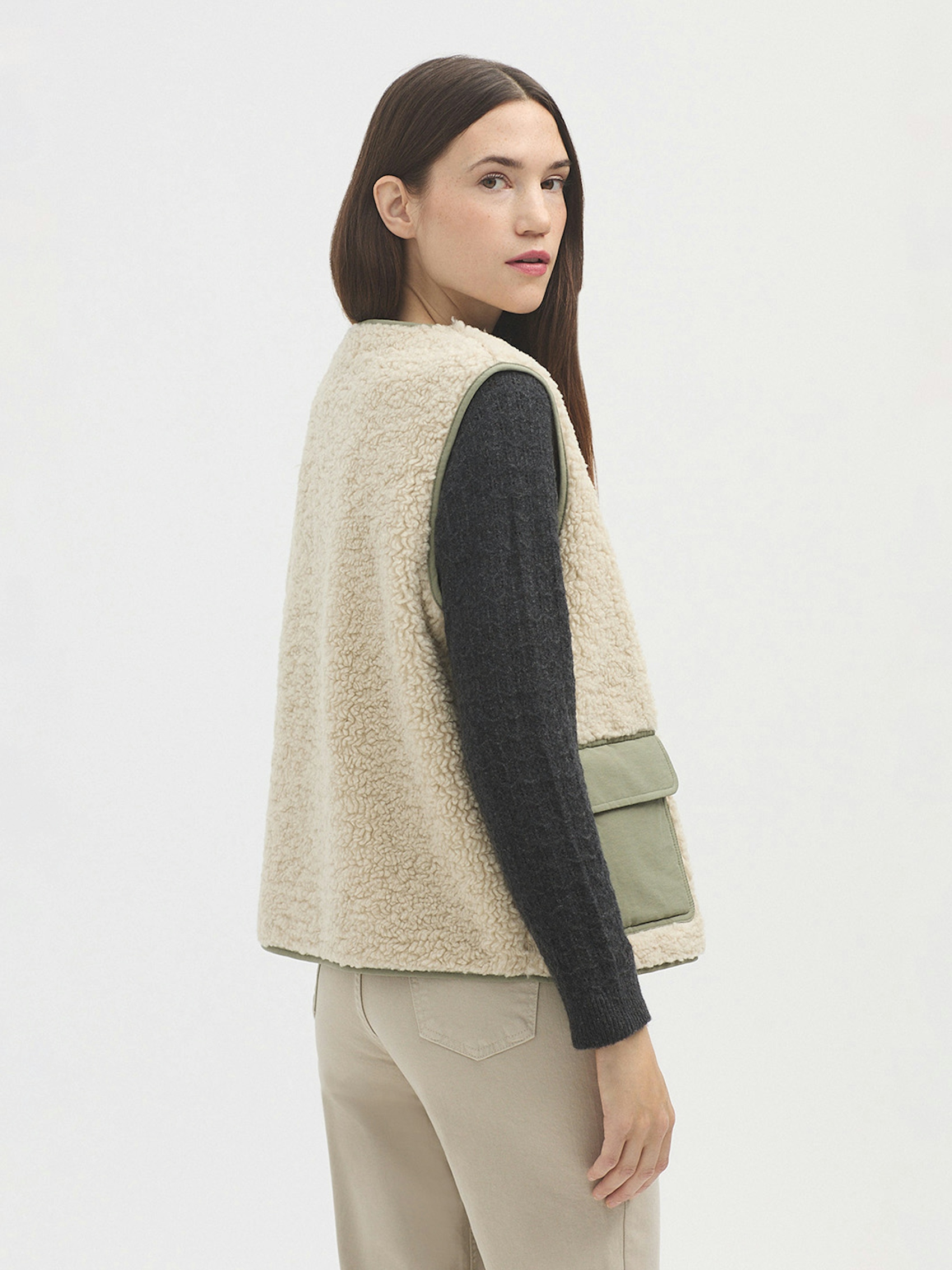 Jacket with removable gilet