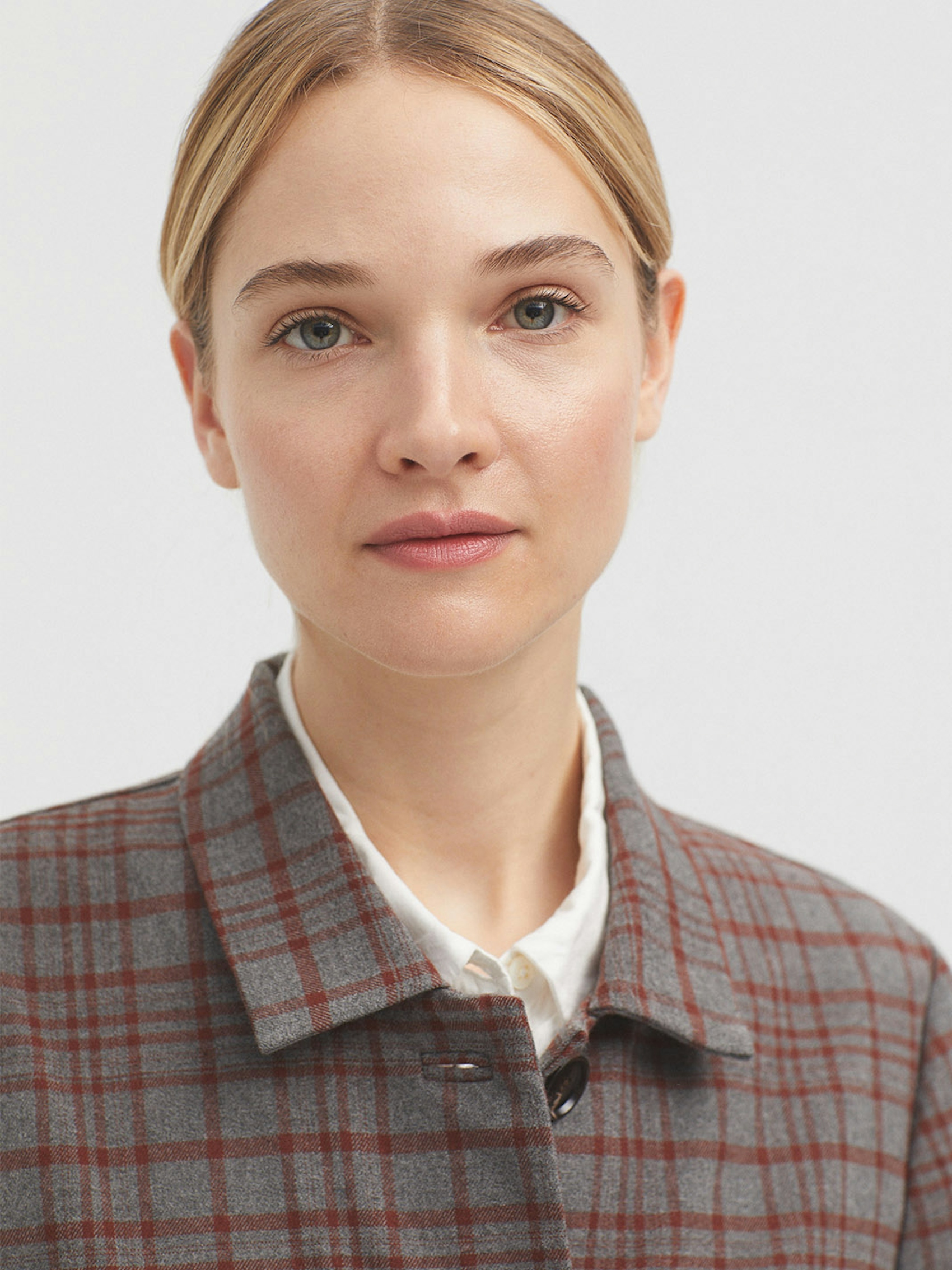 Veste à carreaux mélange