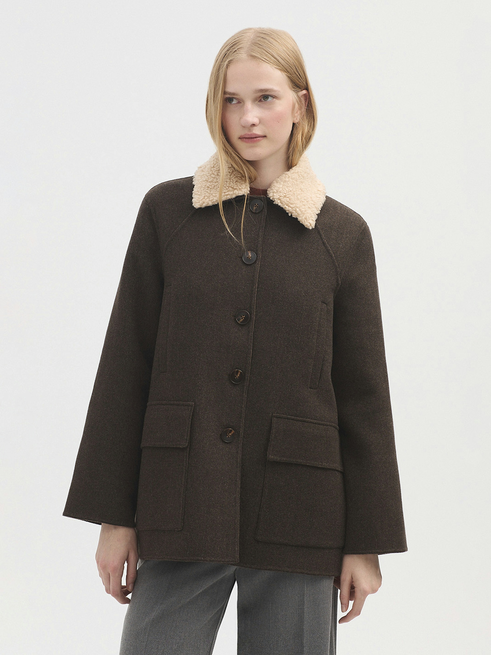 Veste col mouton 0