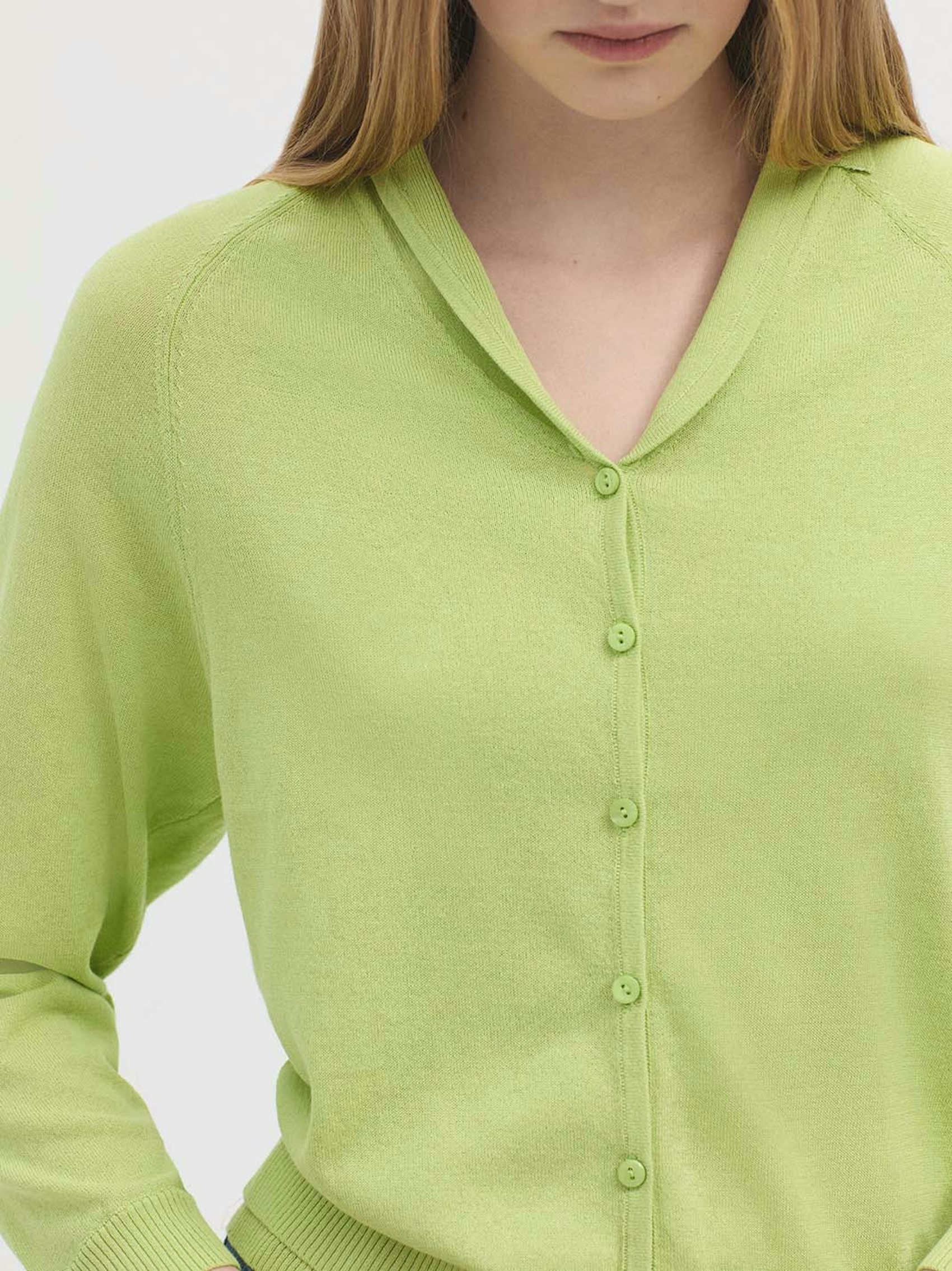 Cardigan collo revers
