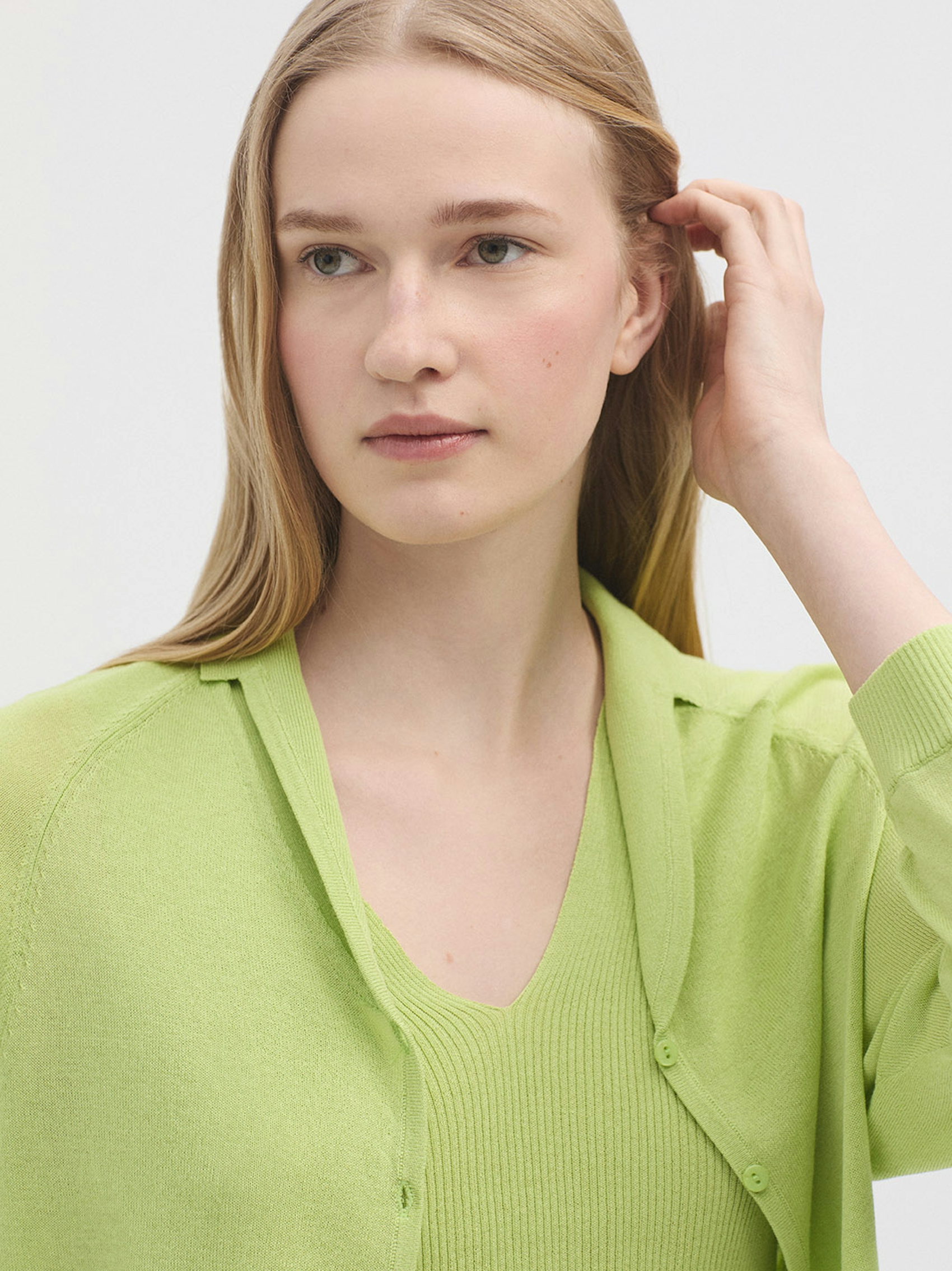 Cardigan collo revers