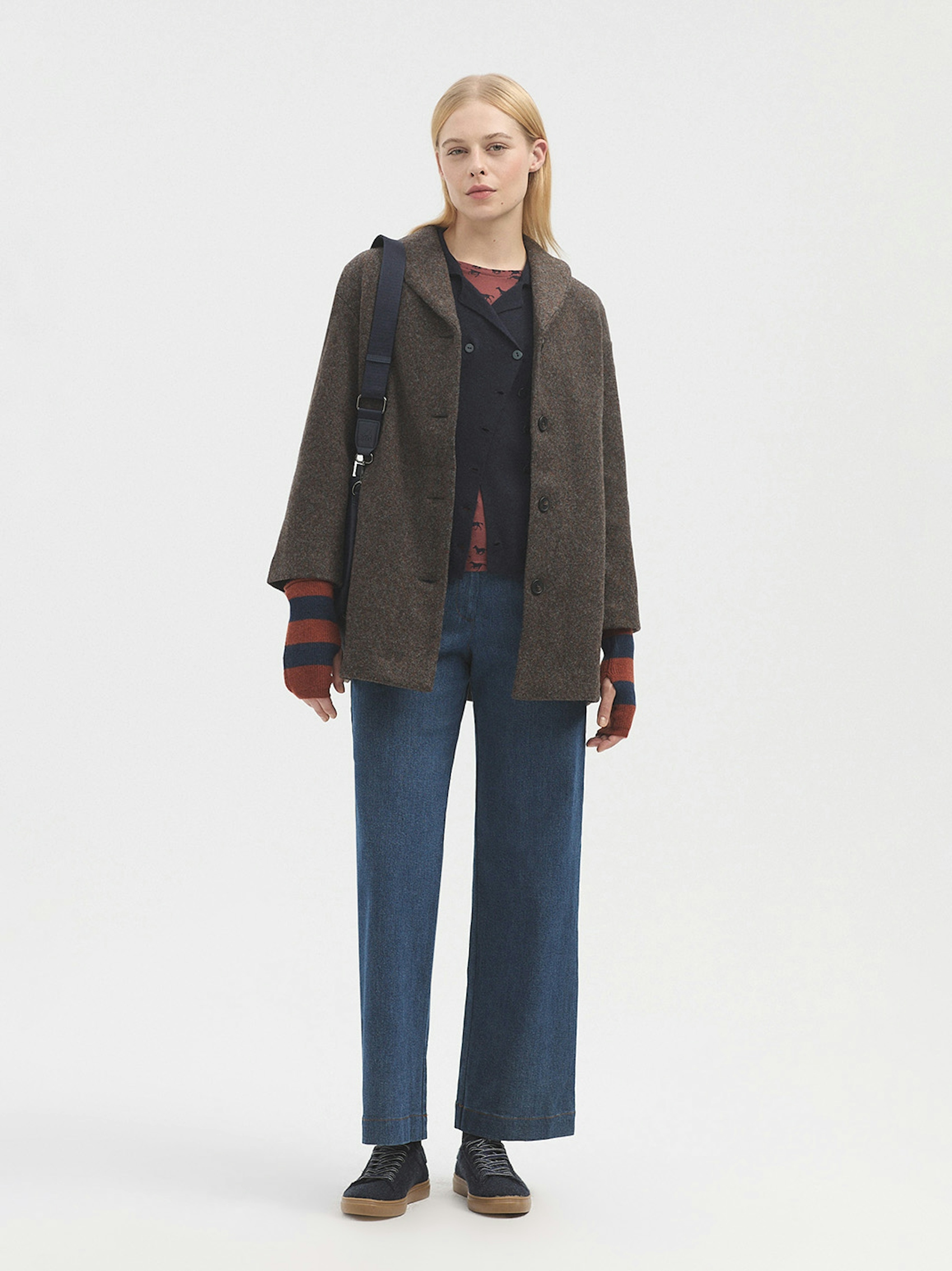 Double-breasted cardigan