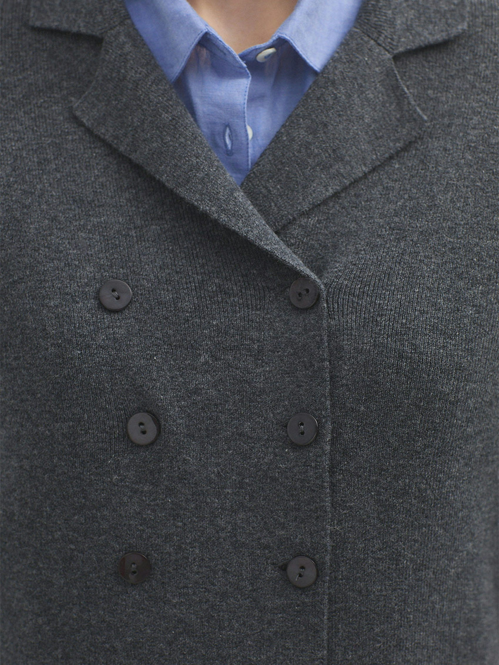 Double-breasted cardigan