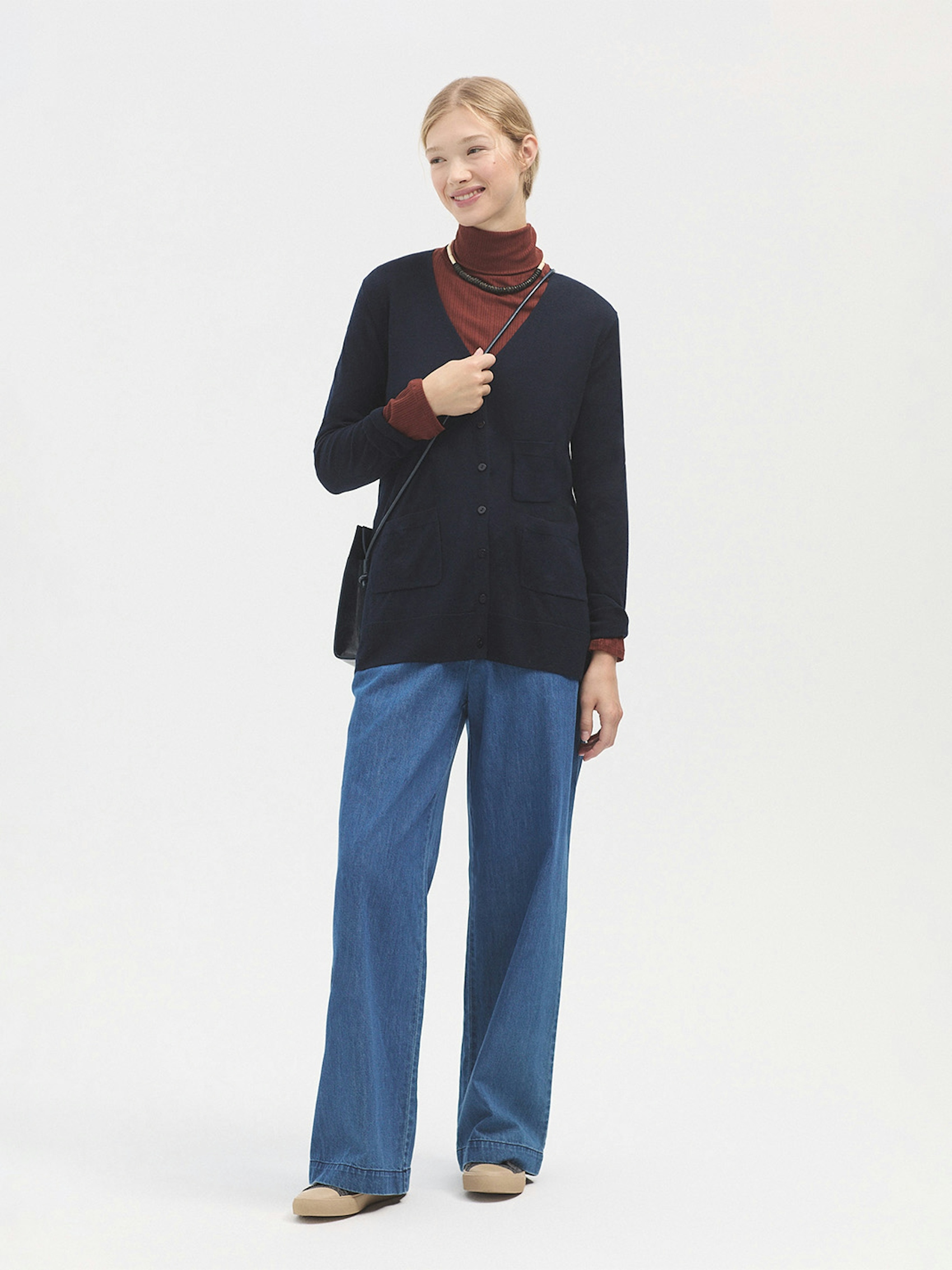 Merino wool cardigan