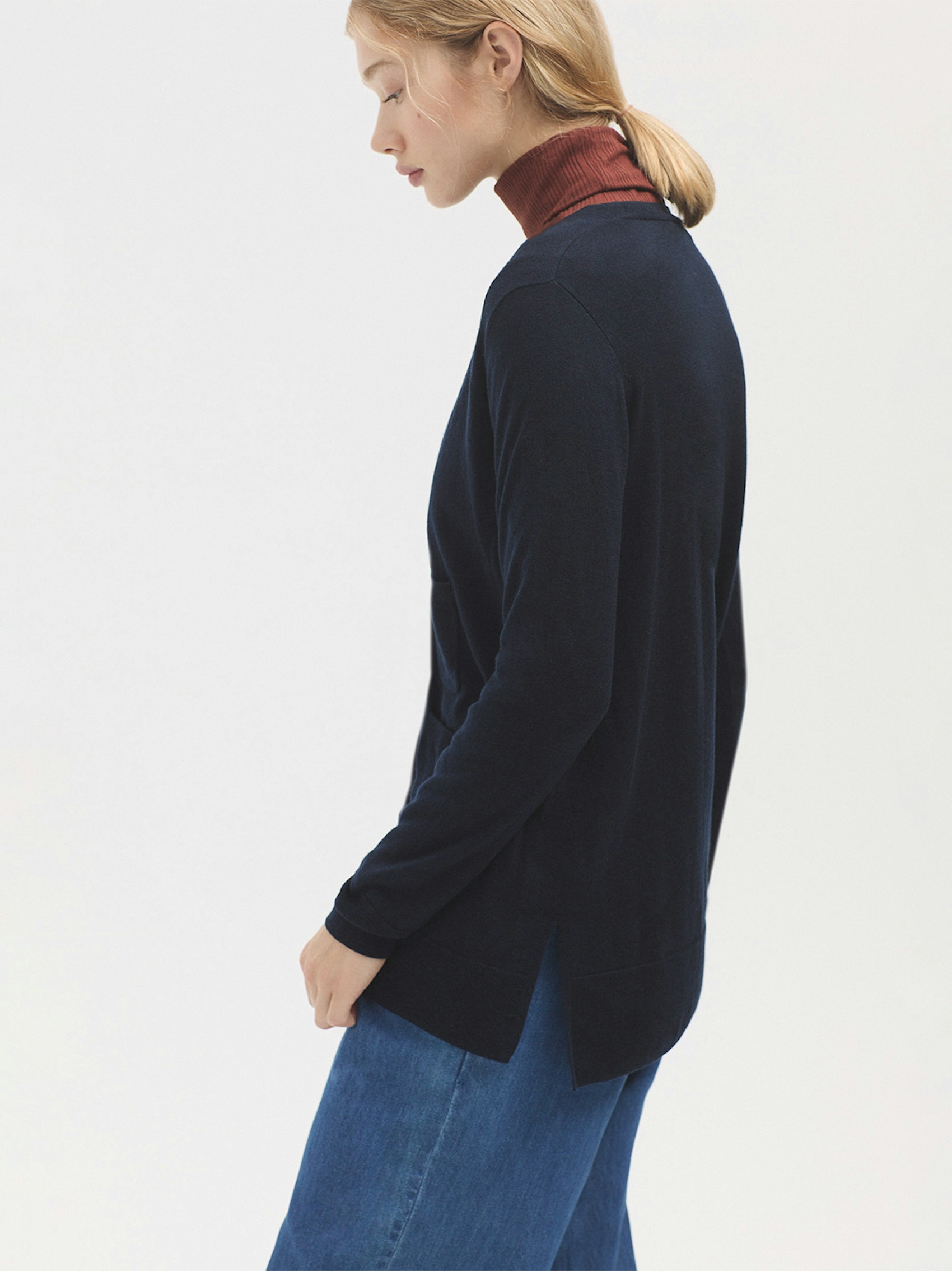 Merino wool cardigan