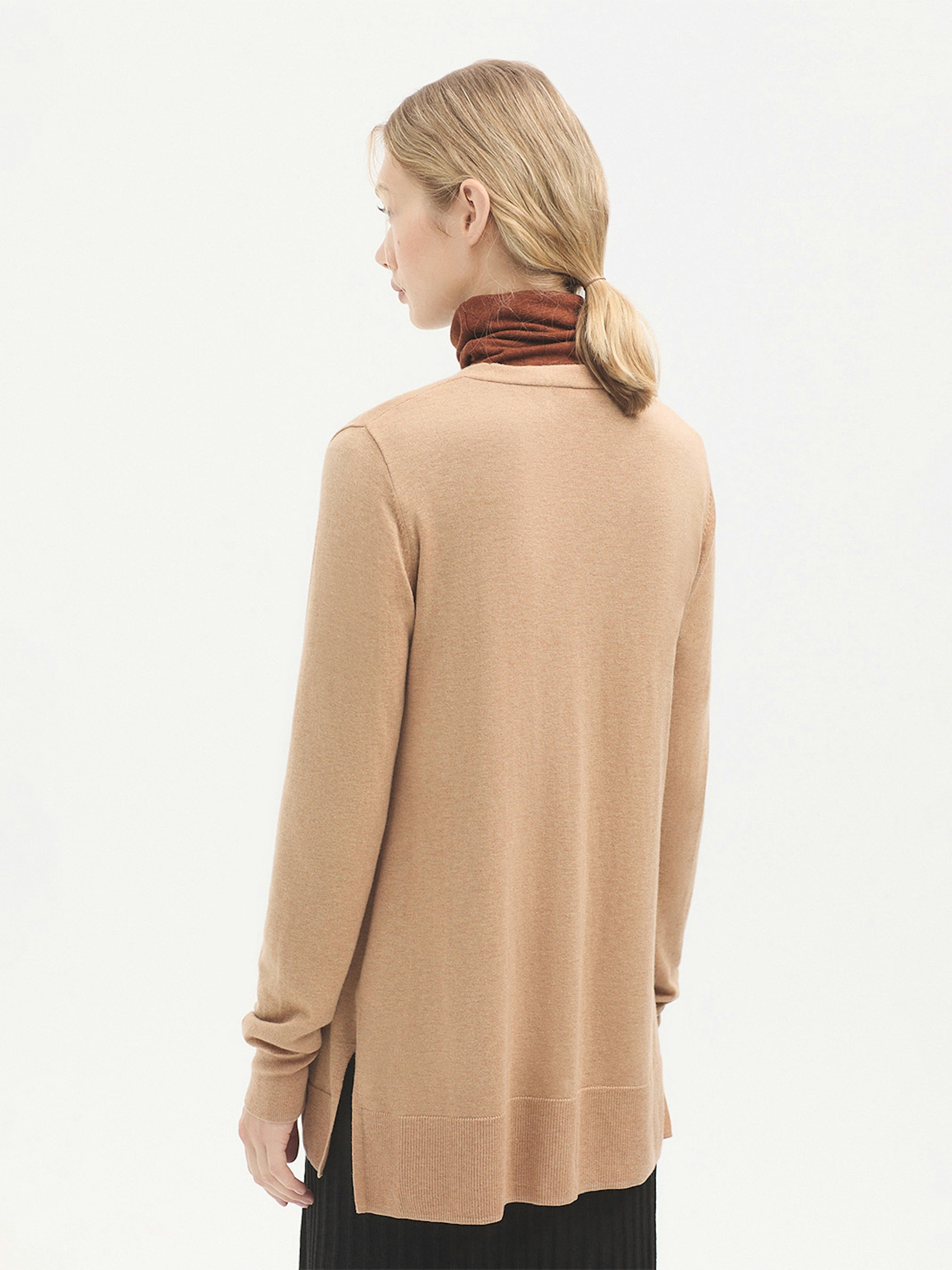 Merino wool cardigan