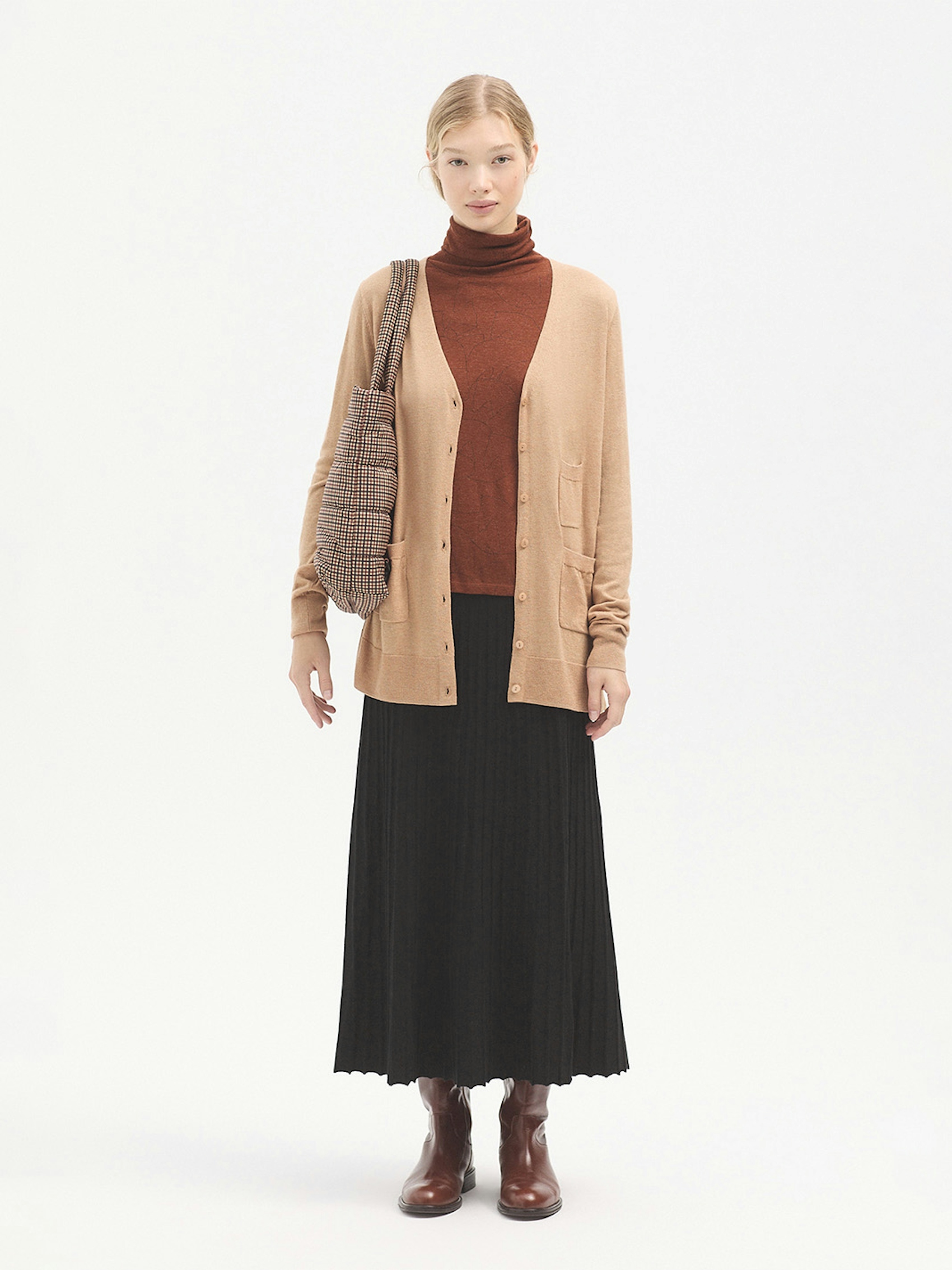 Merino wool cardigan