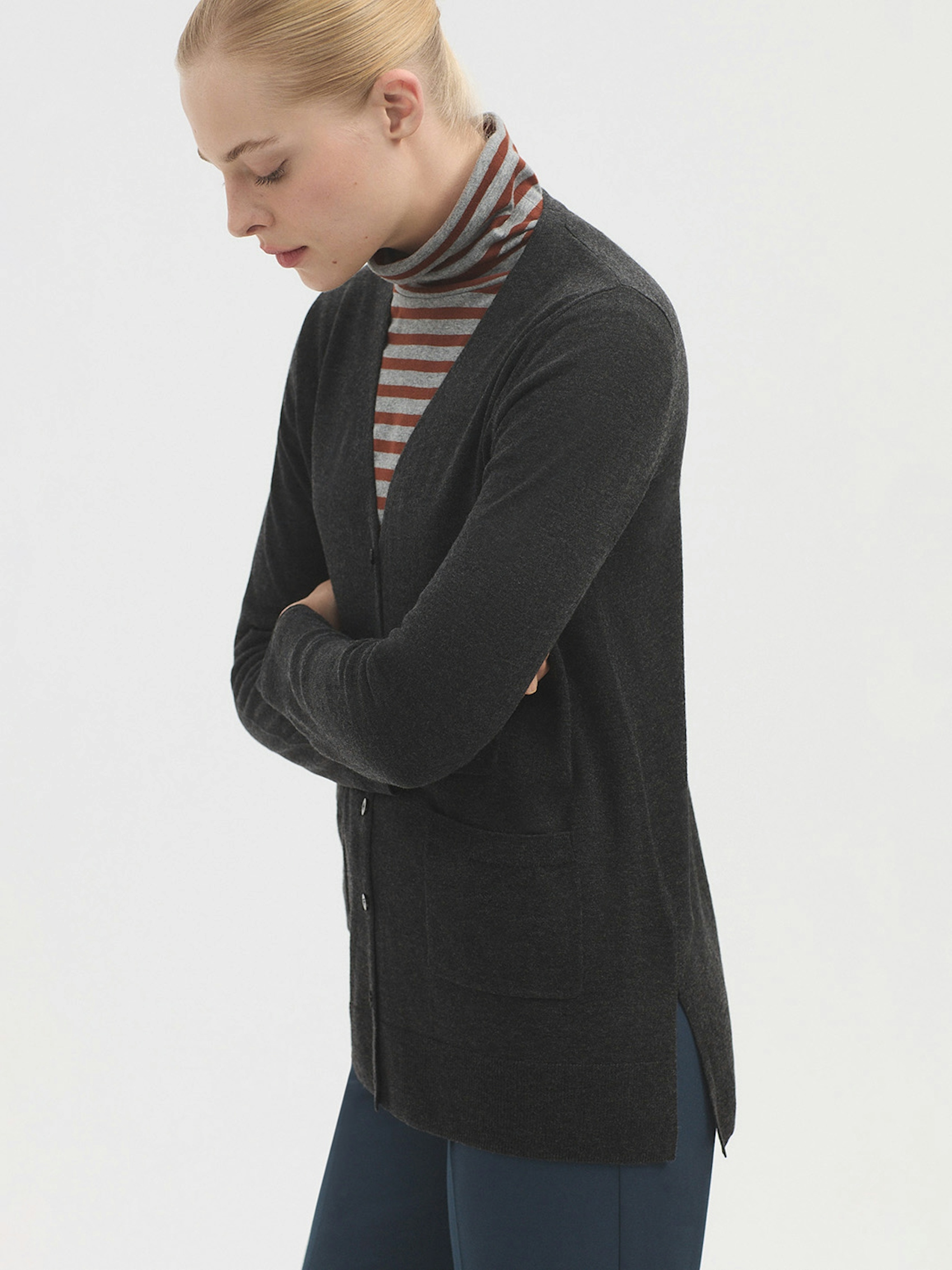 Merino wool cardigan