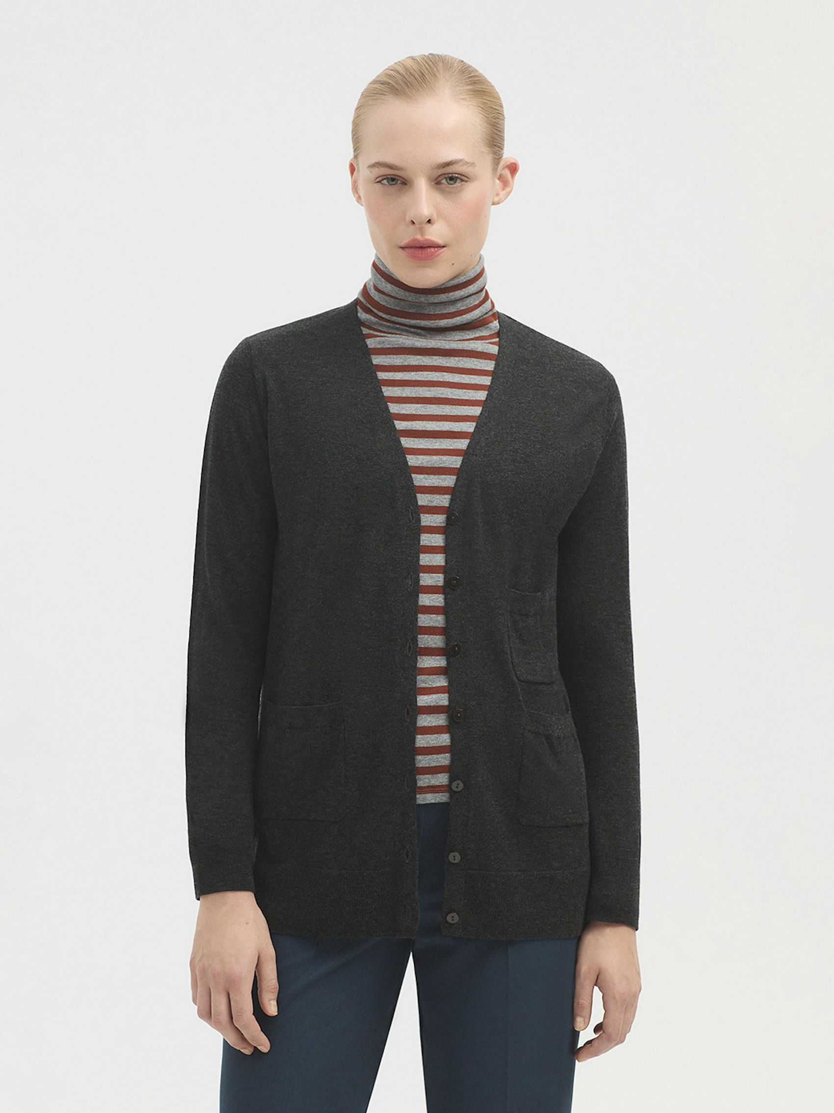 Merino wool cardigan
