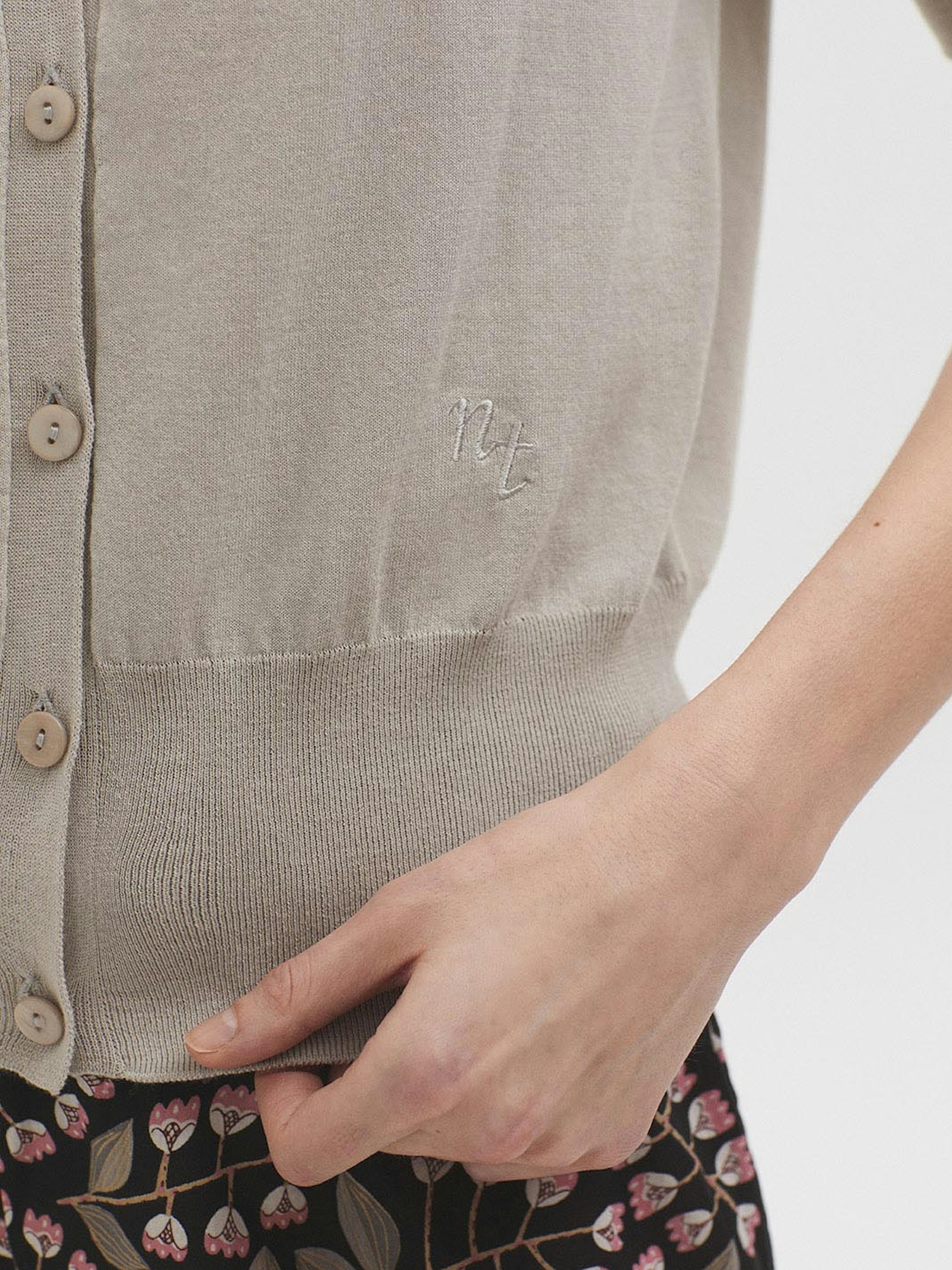 NT short sleeve cardigan