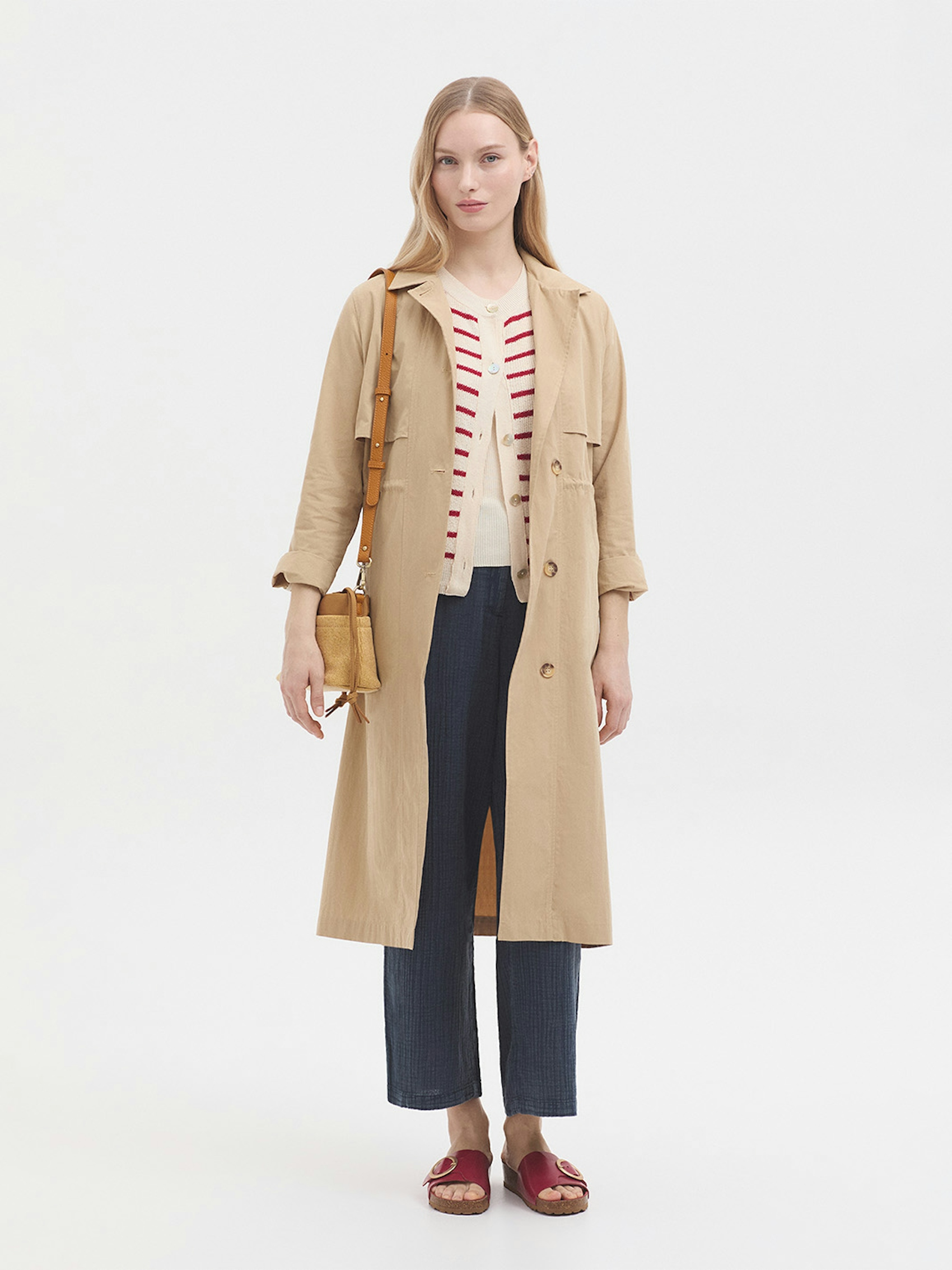 Striped cardigan