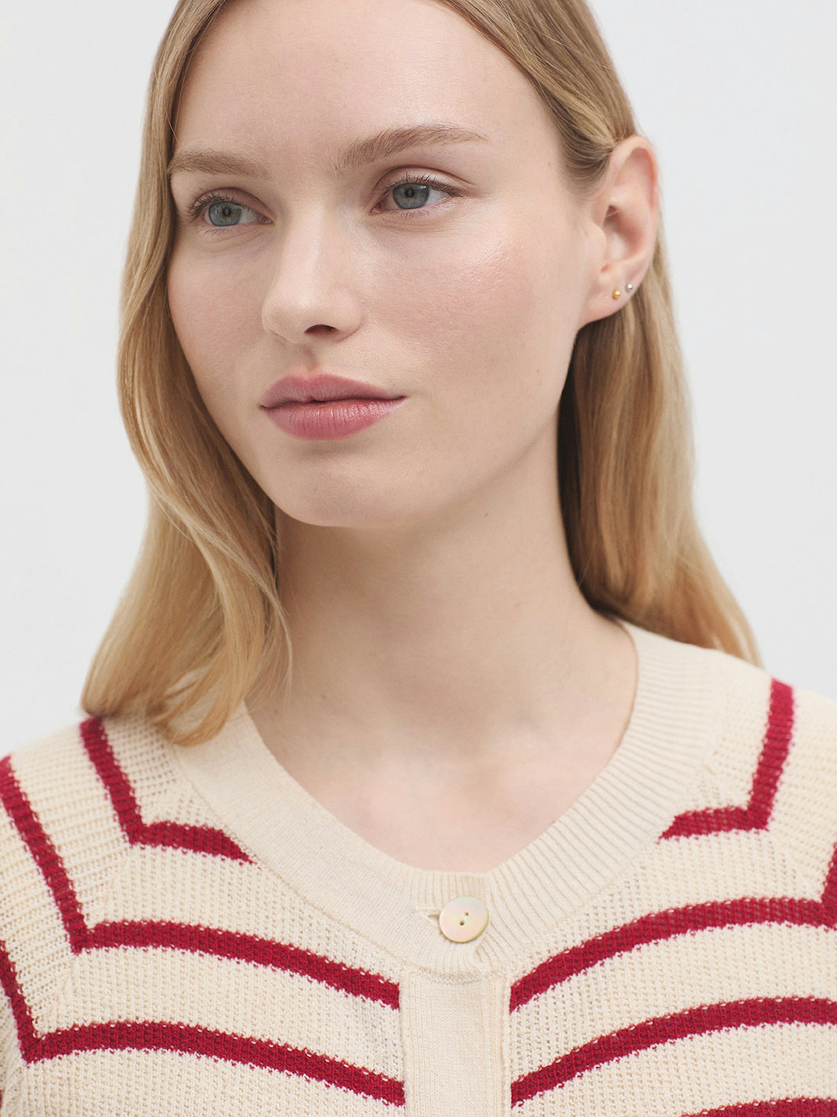 Striped cardigan