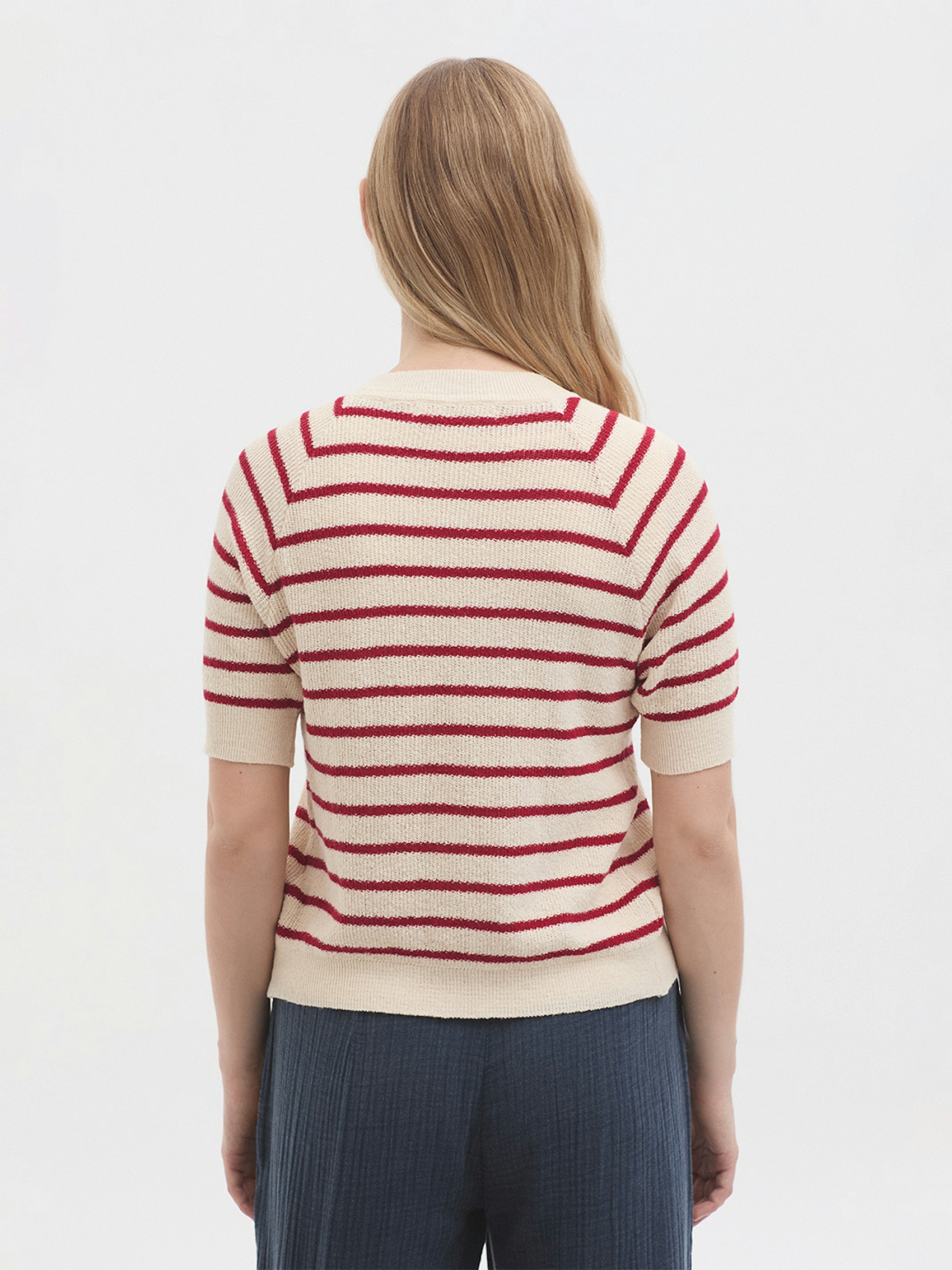 Striped cardigan