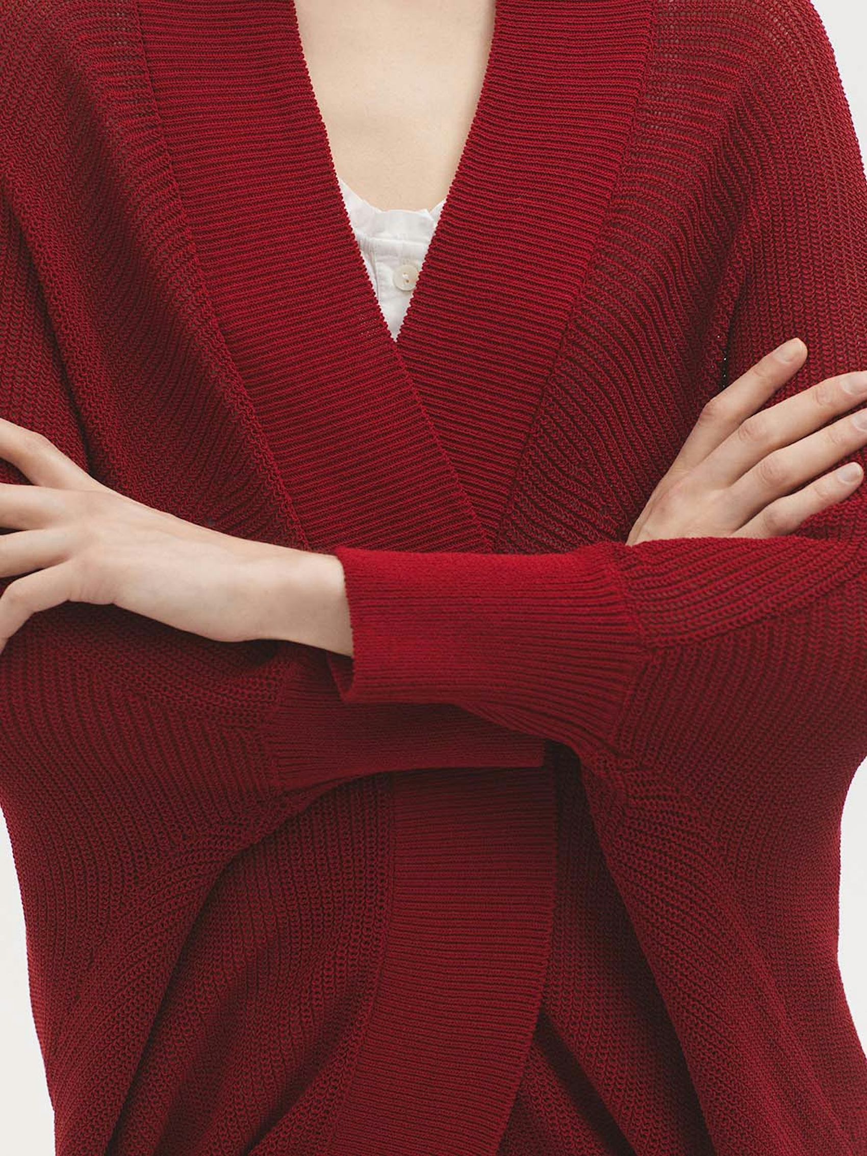 Batwing sleeve cardigan