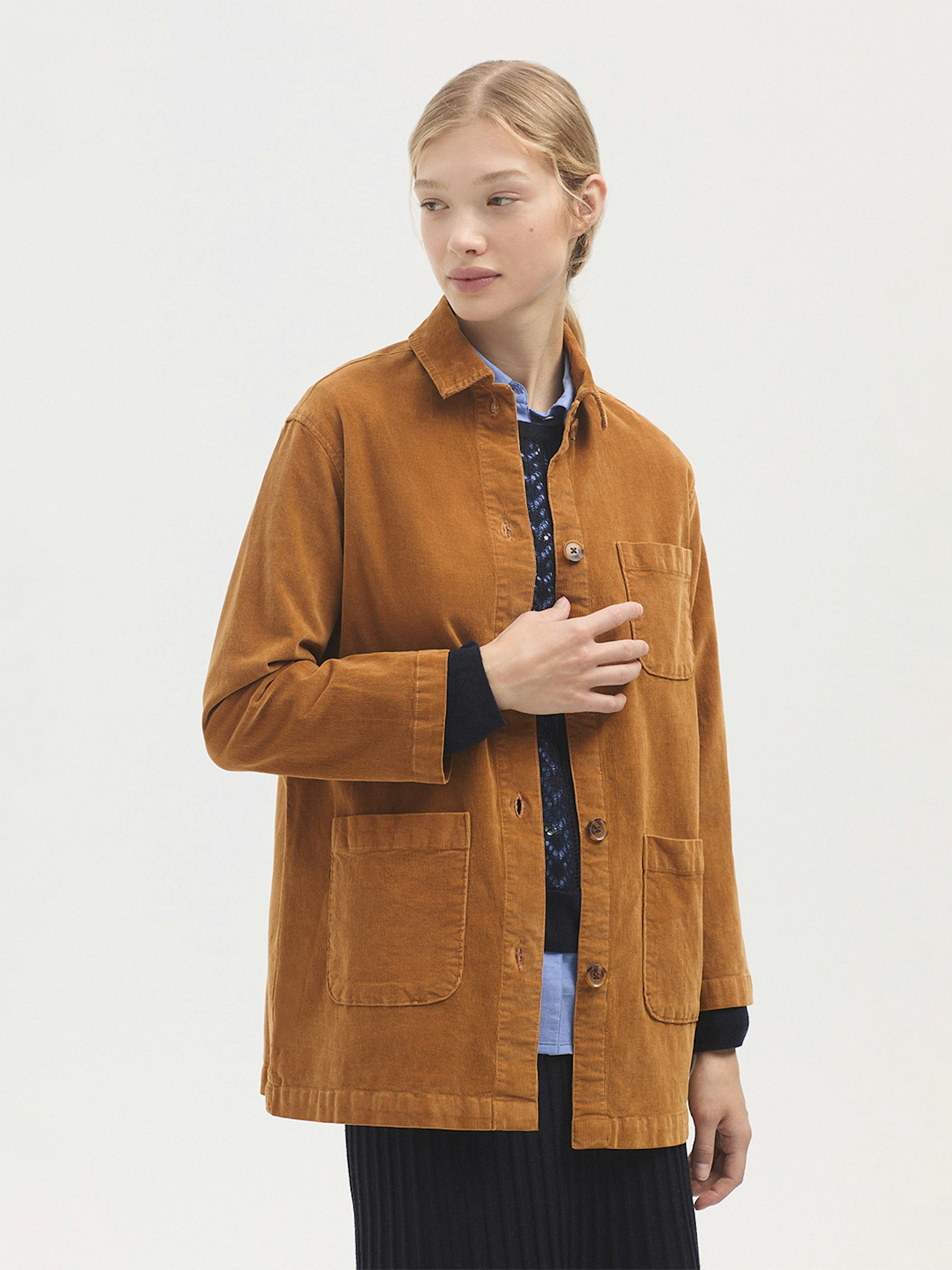 Micro cord jacket