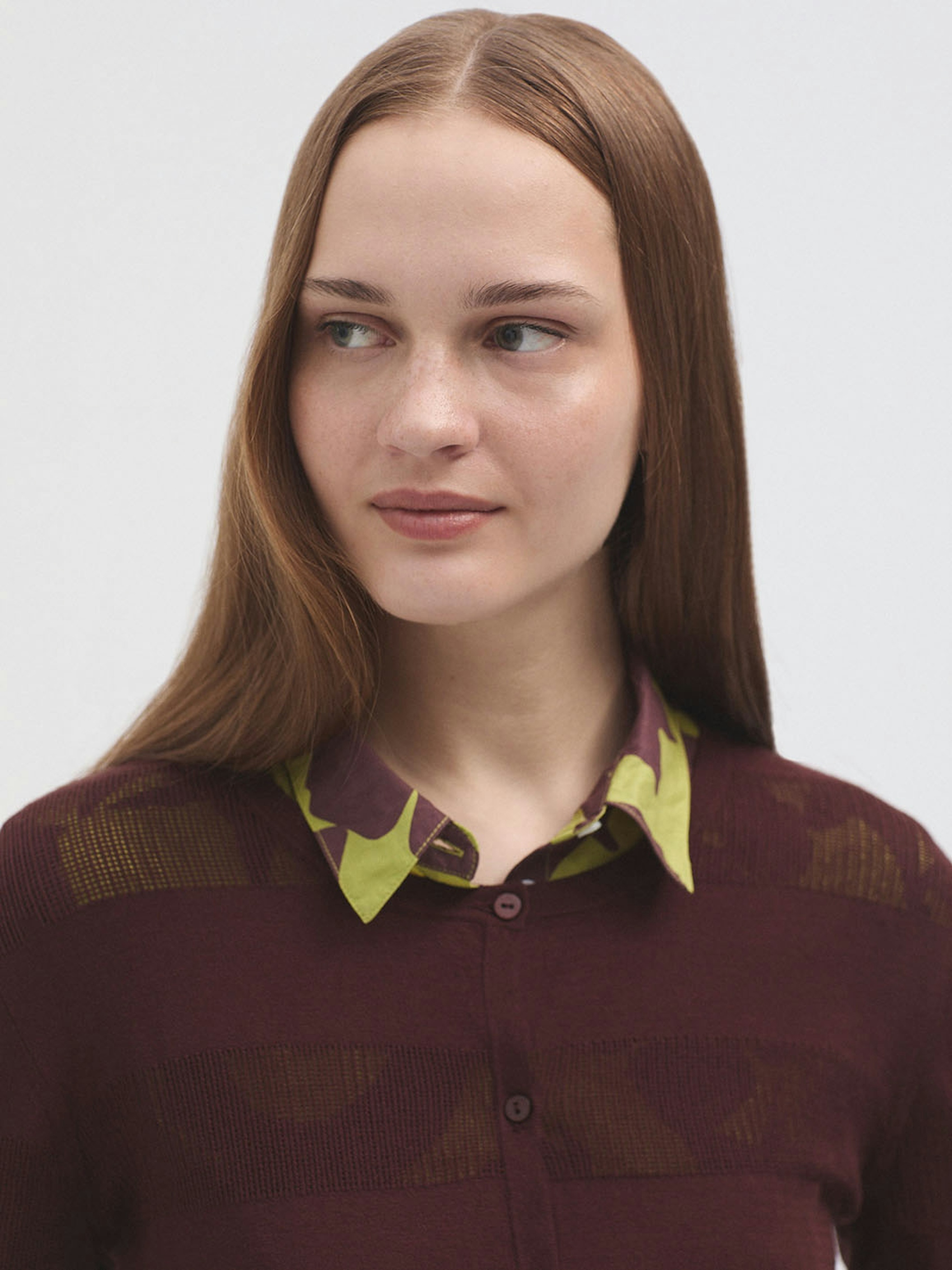 Mixed knit detail cardigan