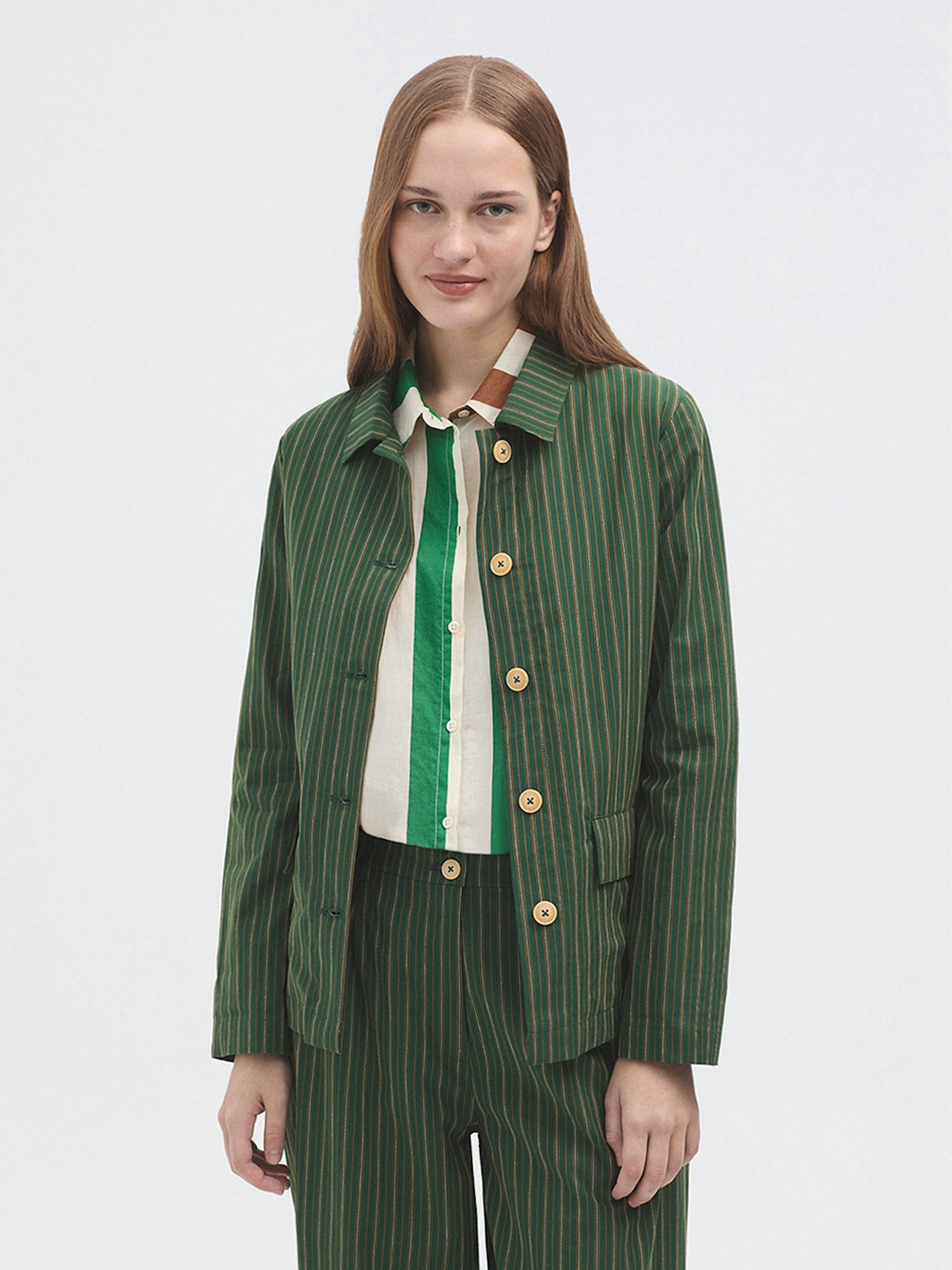 Veste rayures bicolores