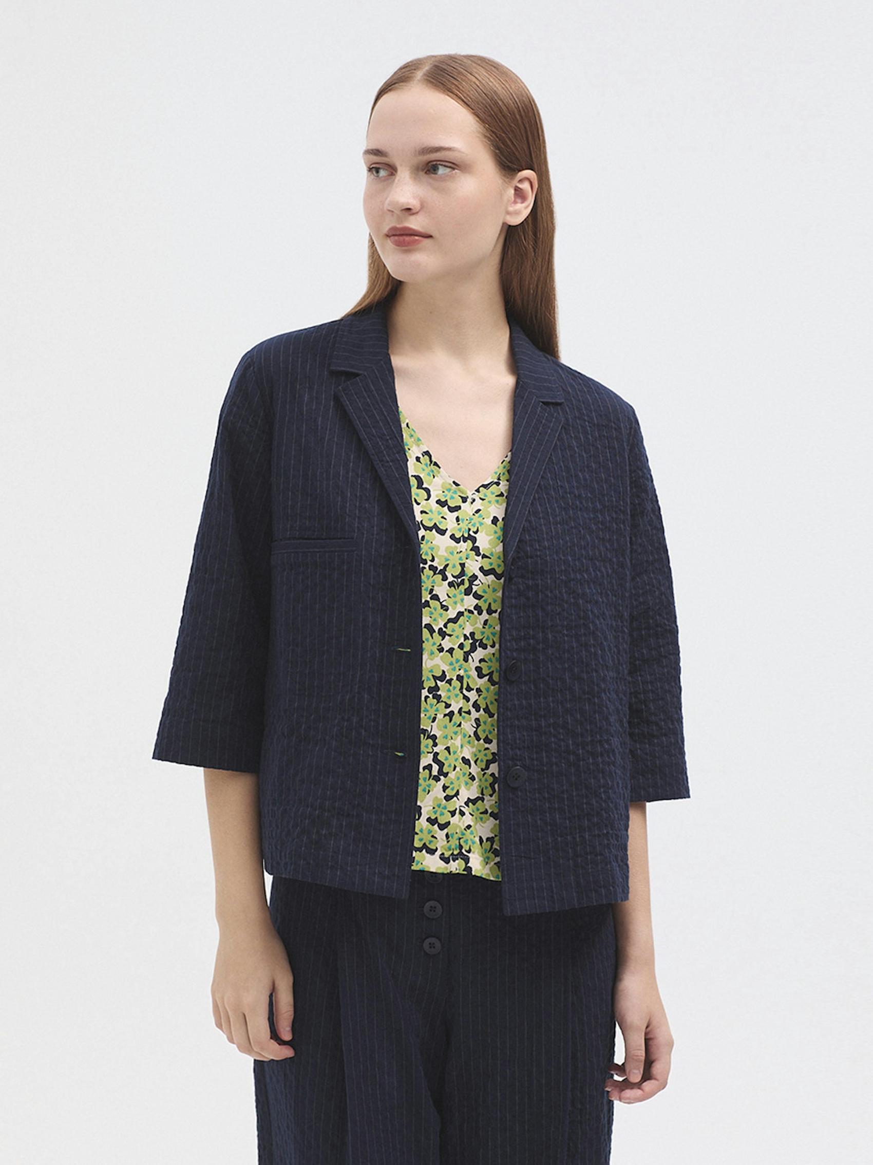 Pinstripe jacket