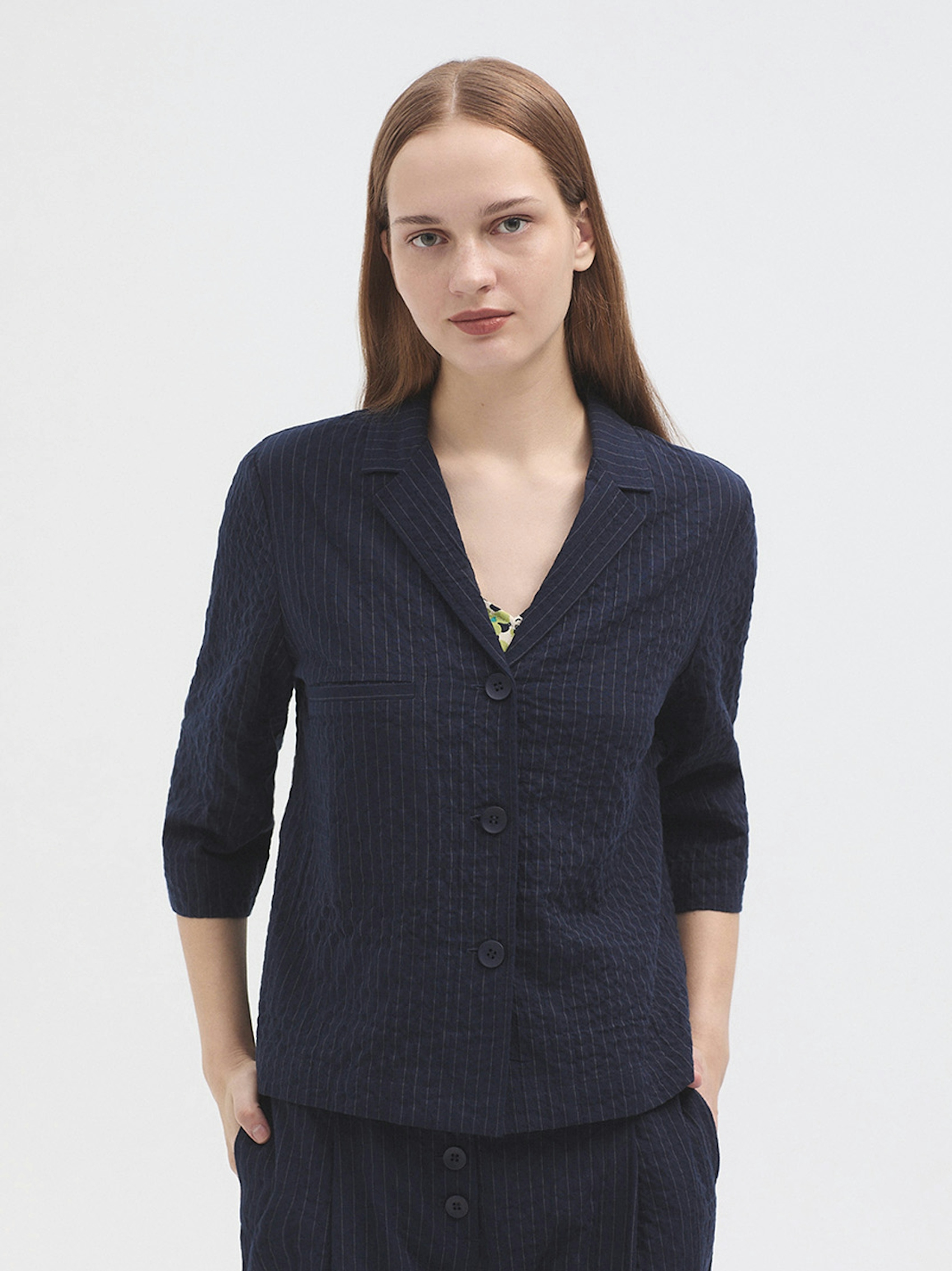 Veste rayure diplomatique 5