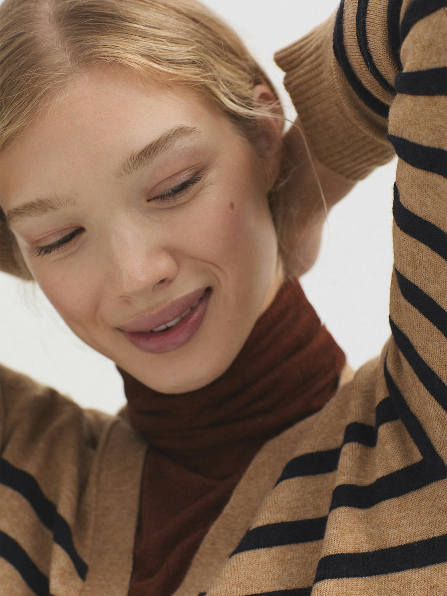 Placement stripe cardigan