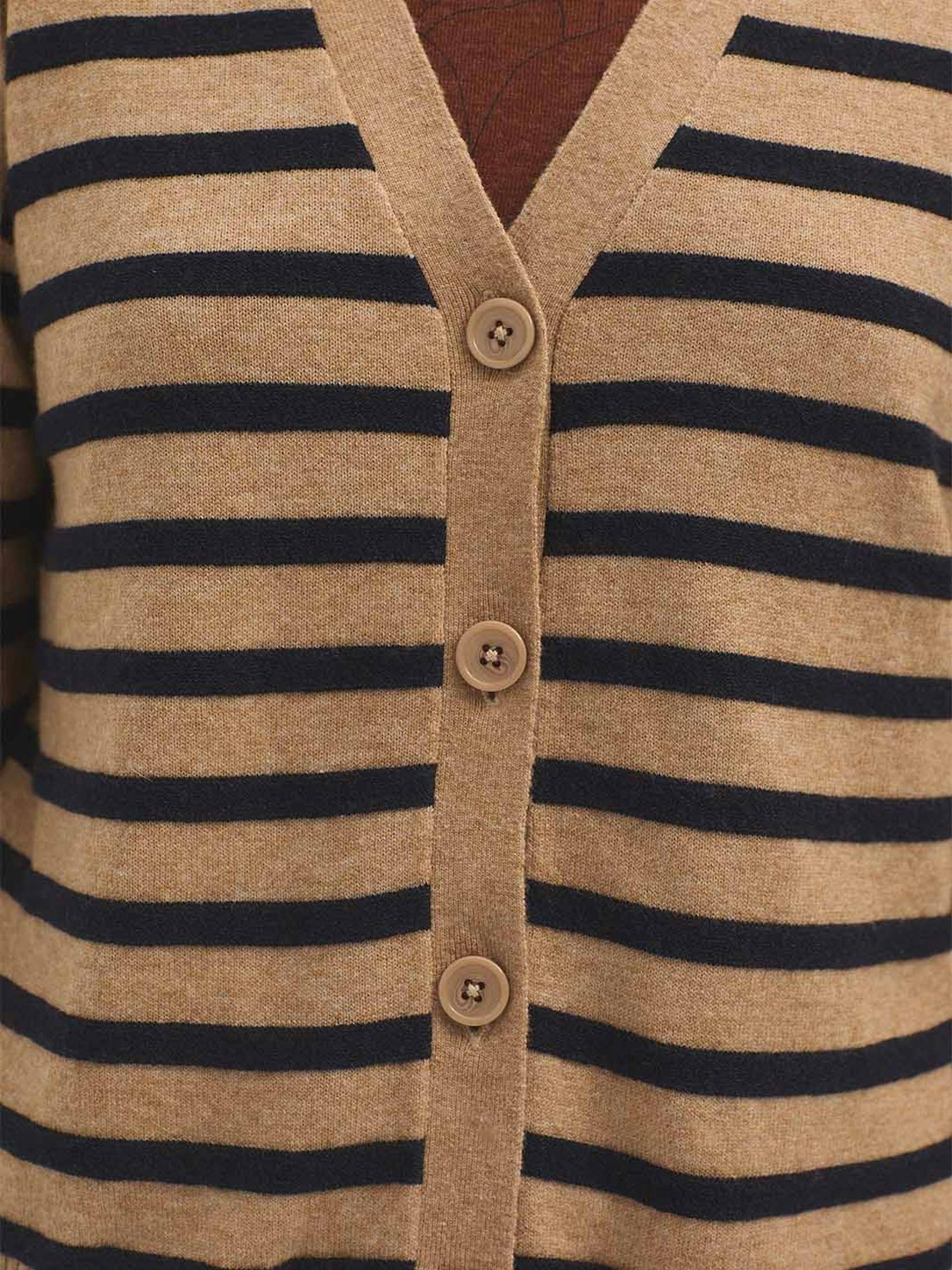 Placement stripe cardigan