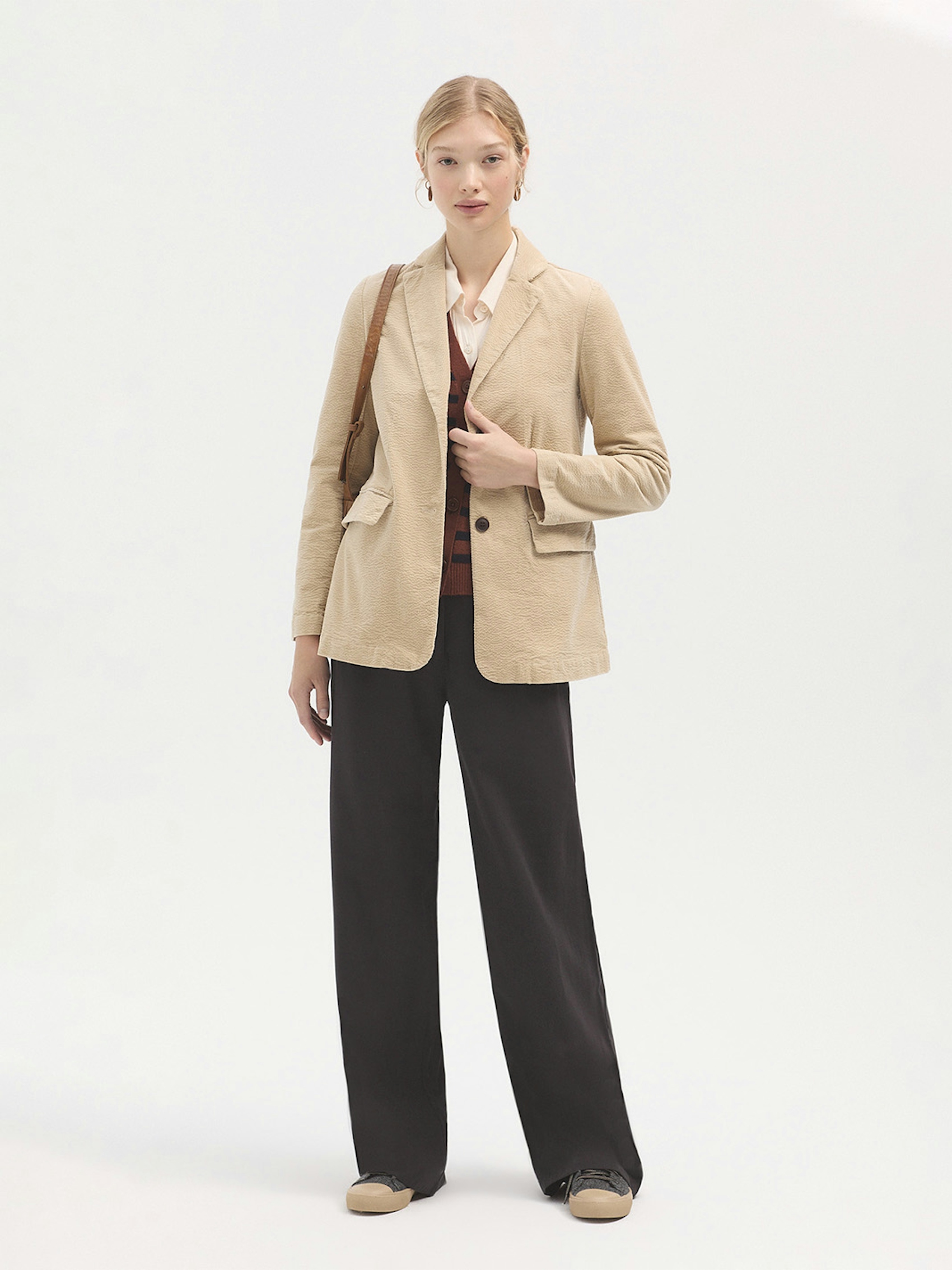 Placement stripe cardigan