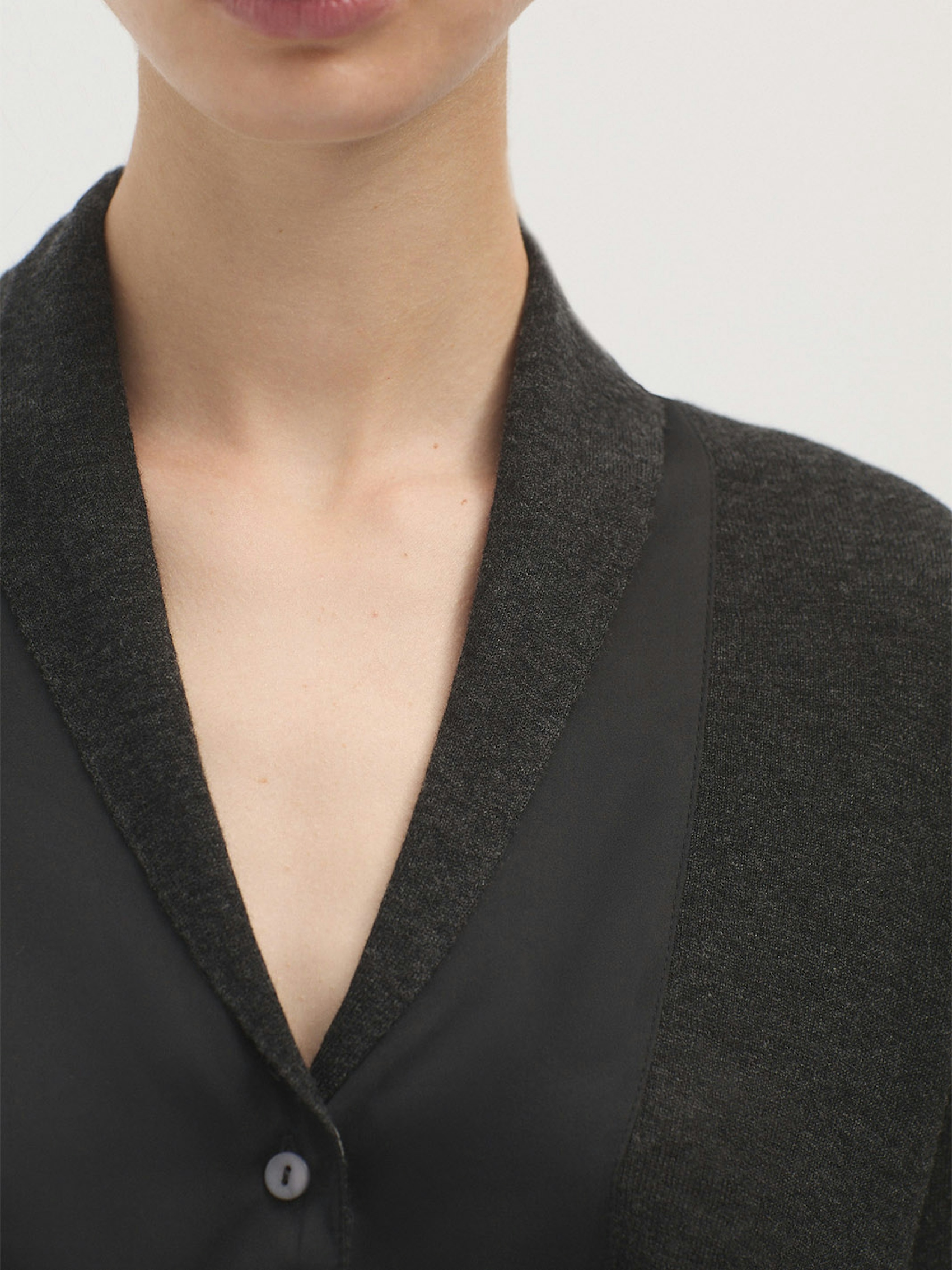 Shawl collar cardigan 3