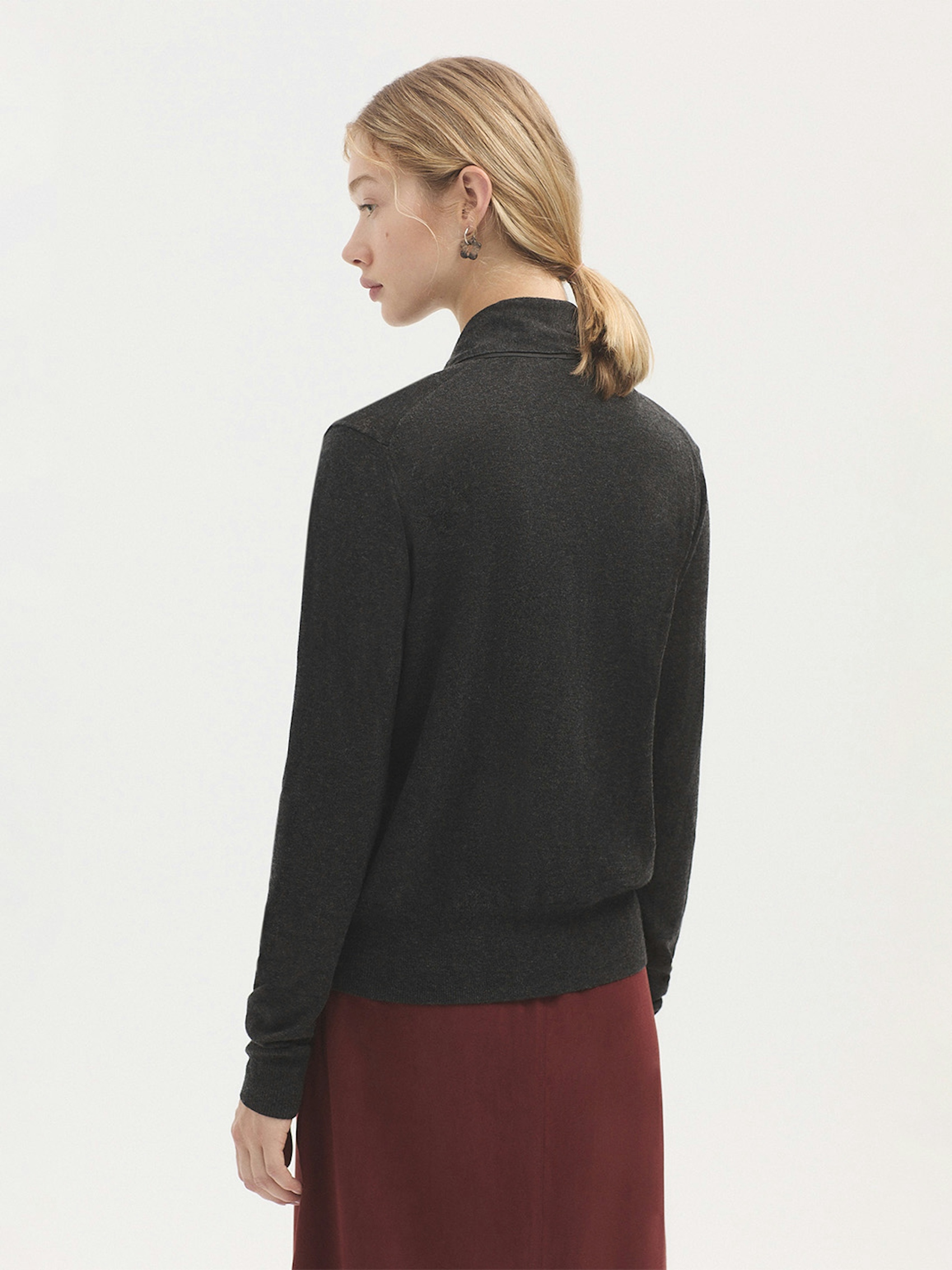 Shawl collar cardigan