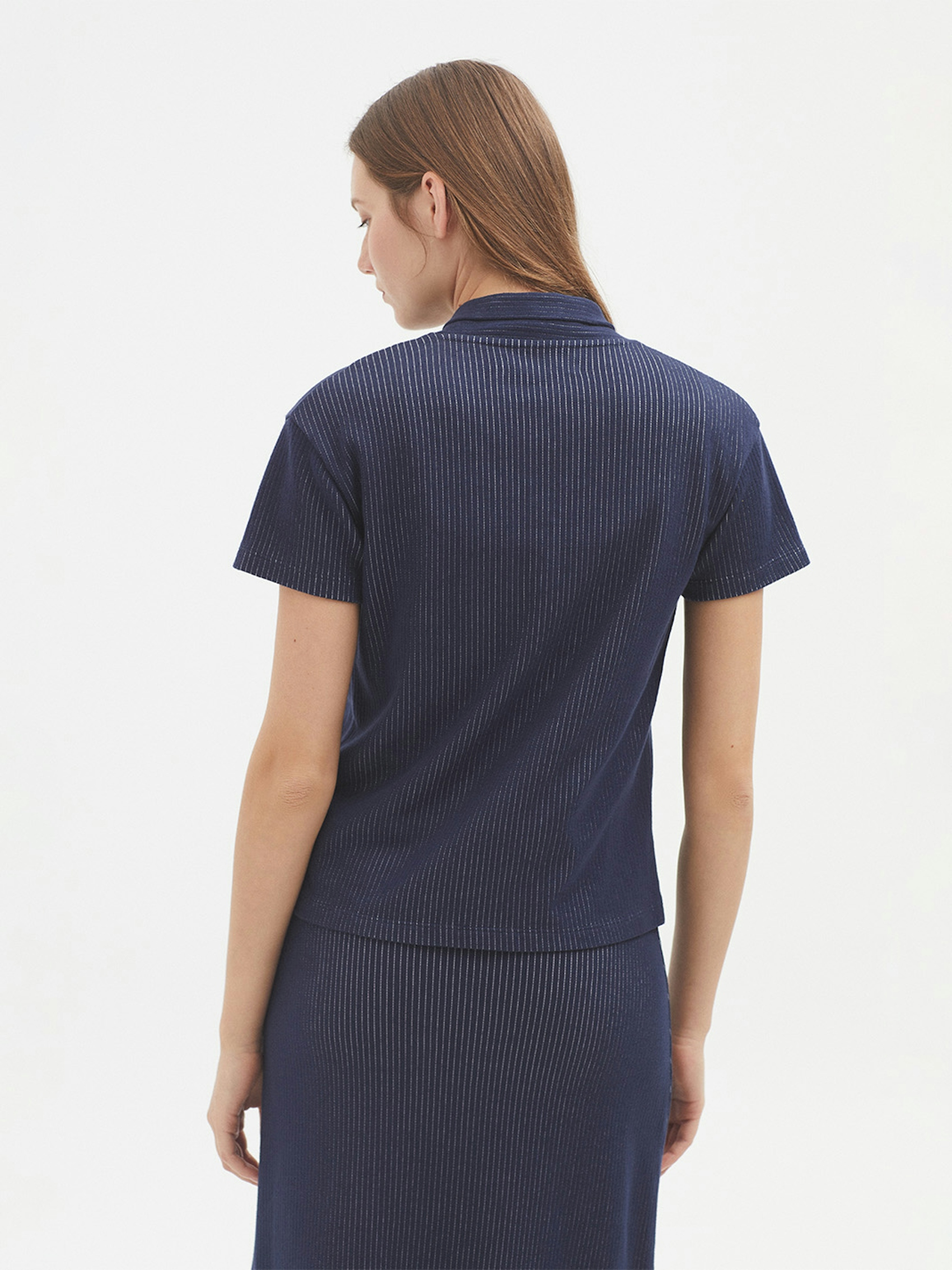 Veste revers manche courte 4