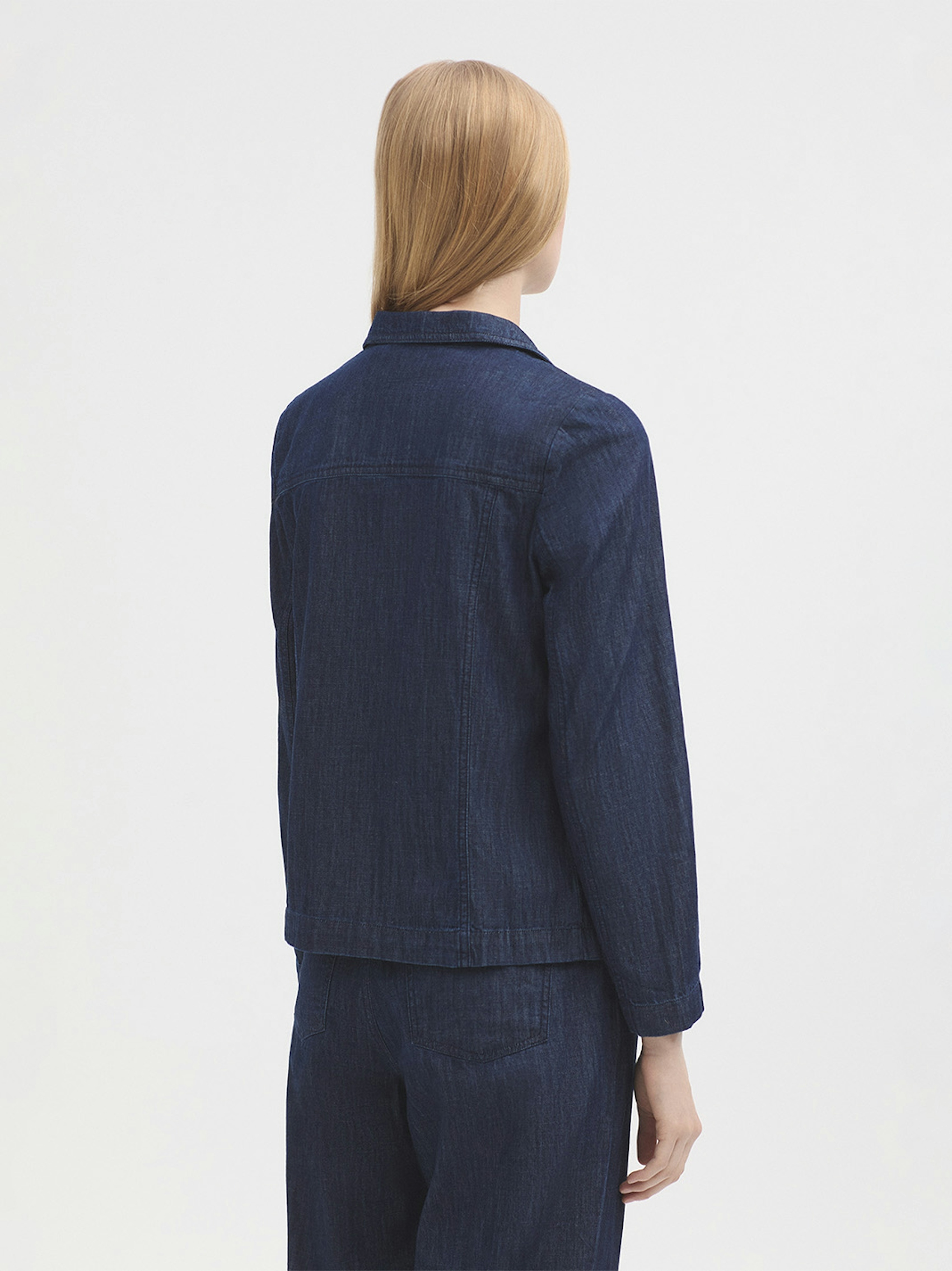 Lapel denim jacket