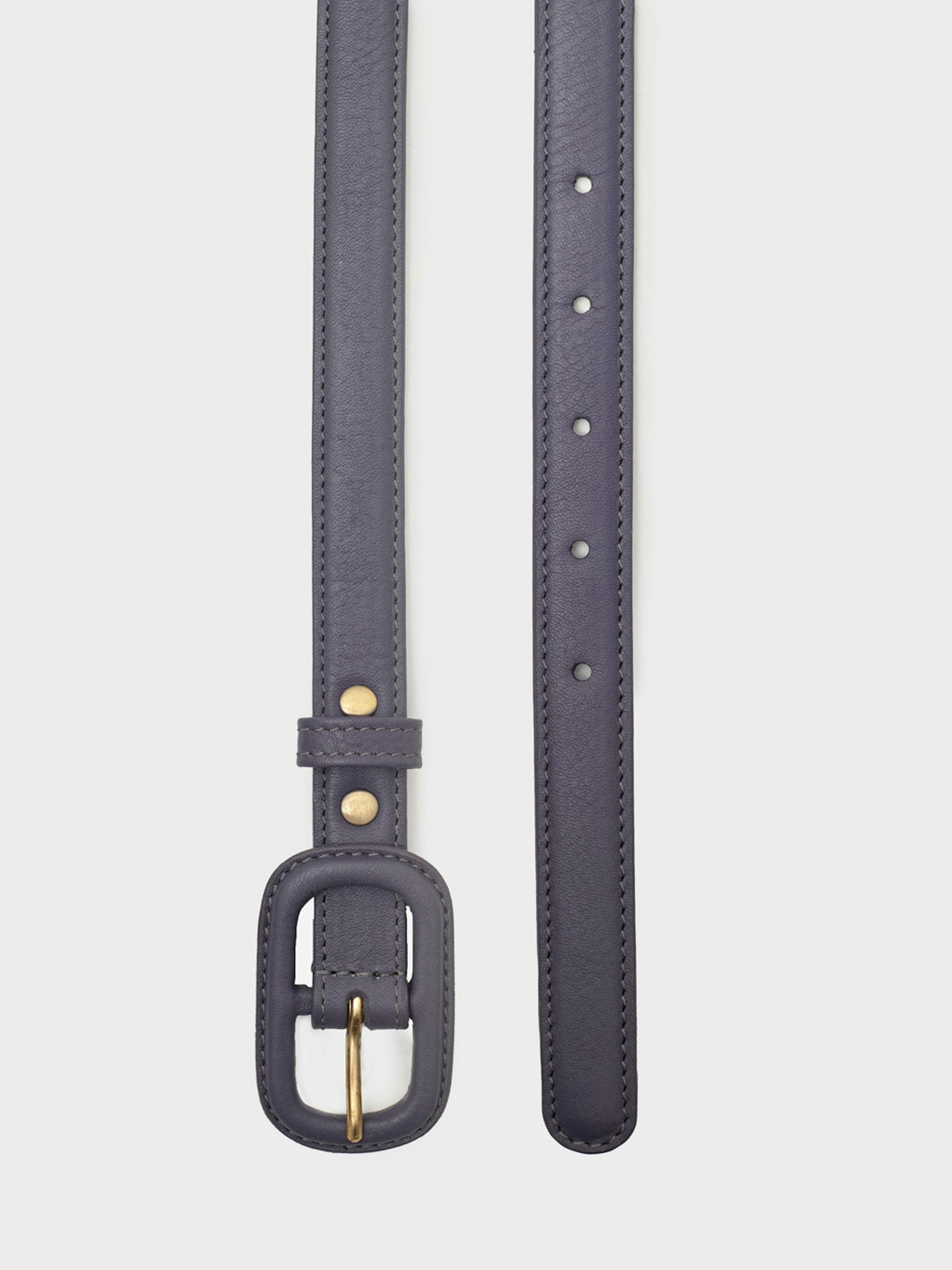 Leather belt with buckle 3