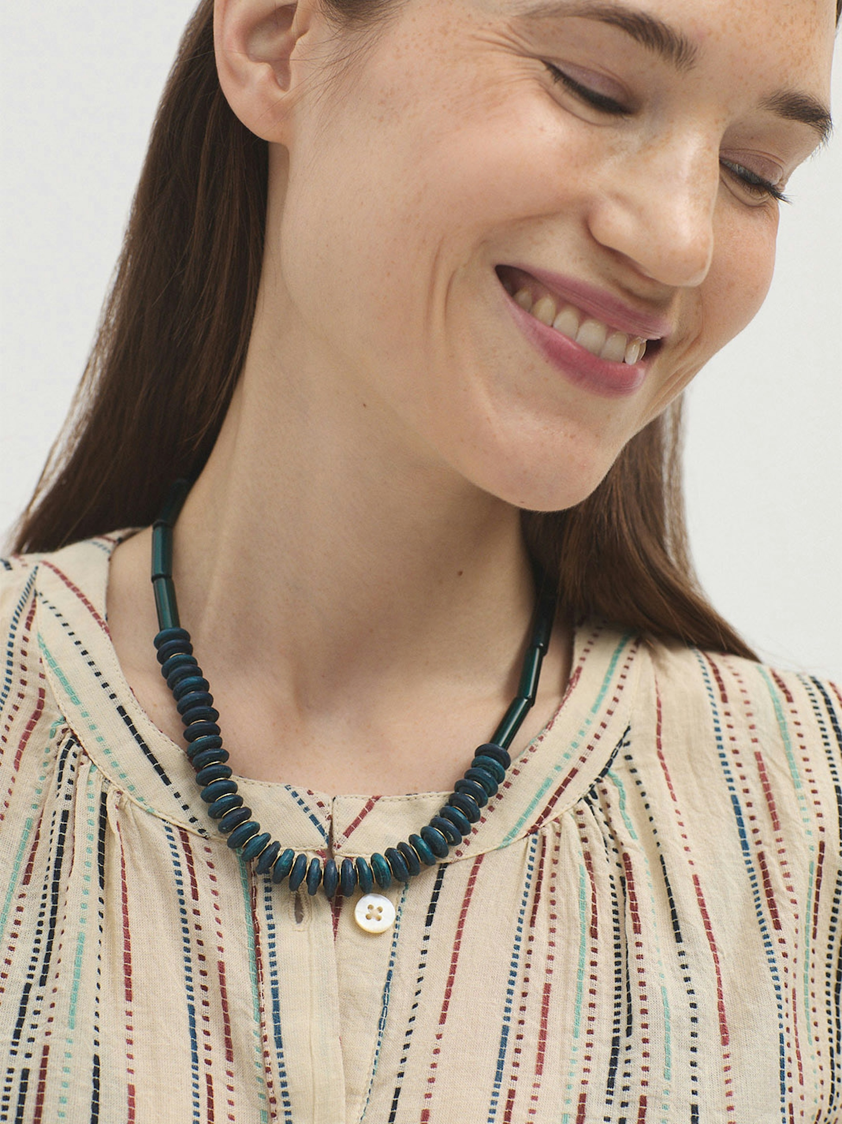 Collana pietre blu 0