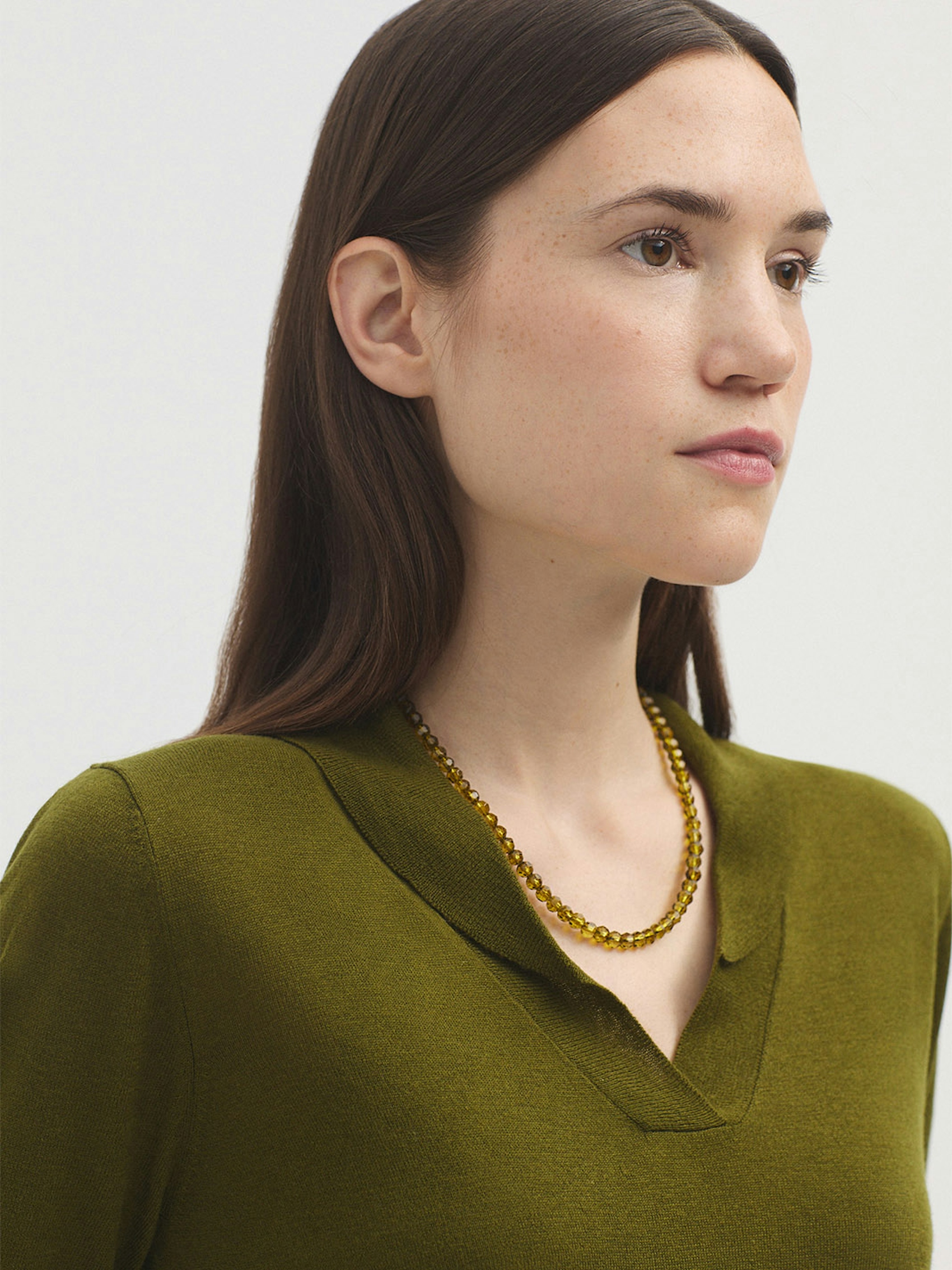 Collar piedras de cristal 0