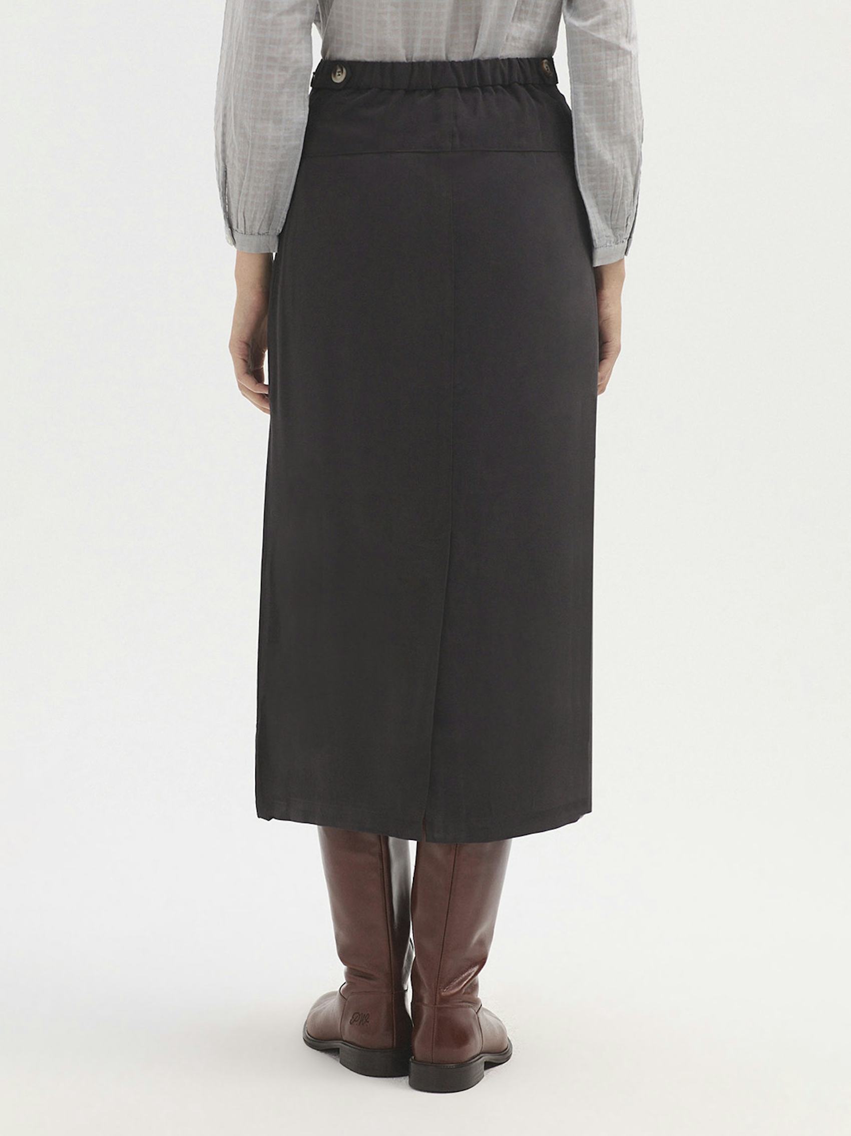 Jupe mi-longue viscose 2