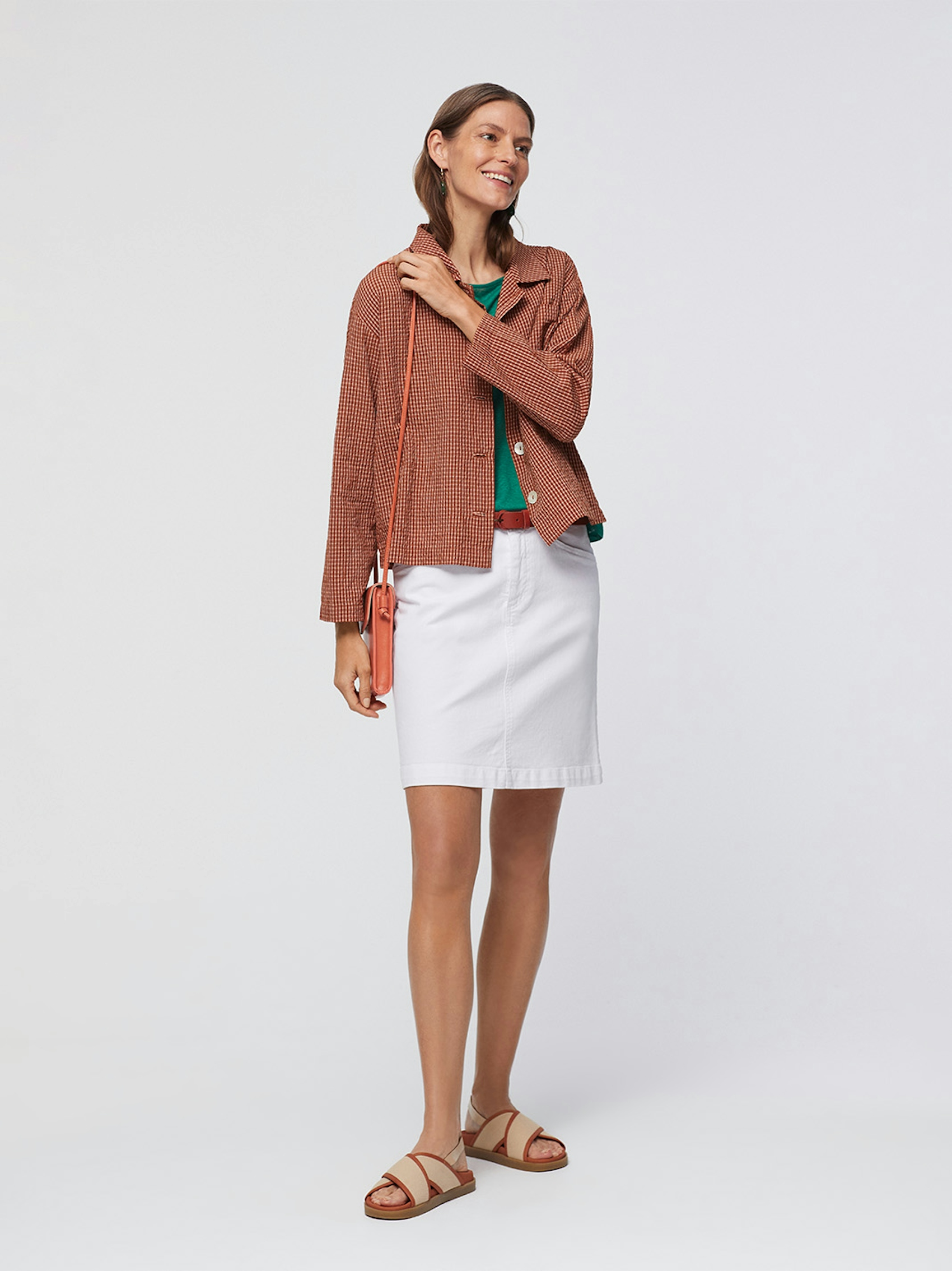 Twill skirt