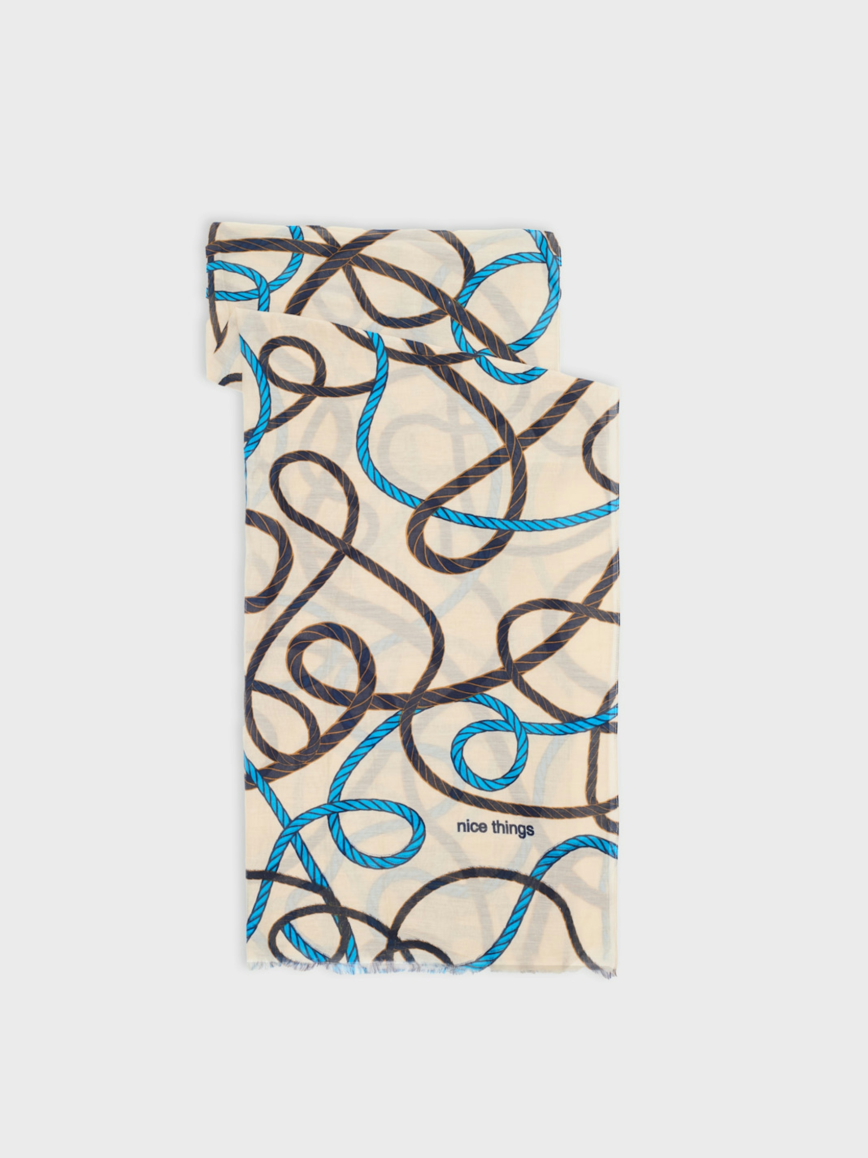 Foulard Color Ropes soie