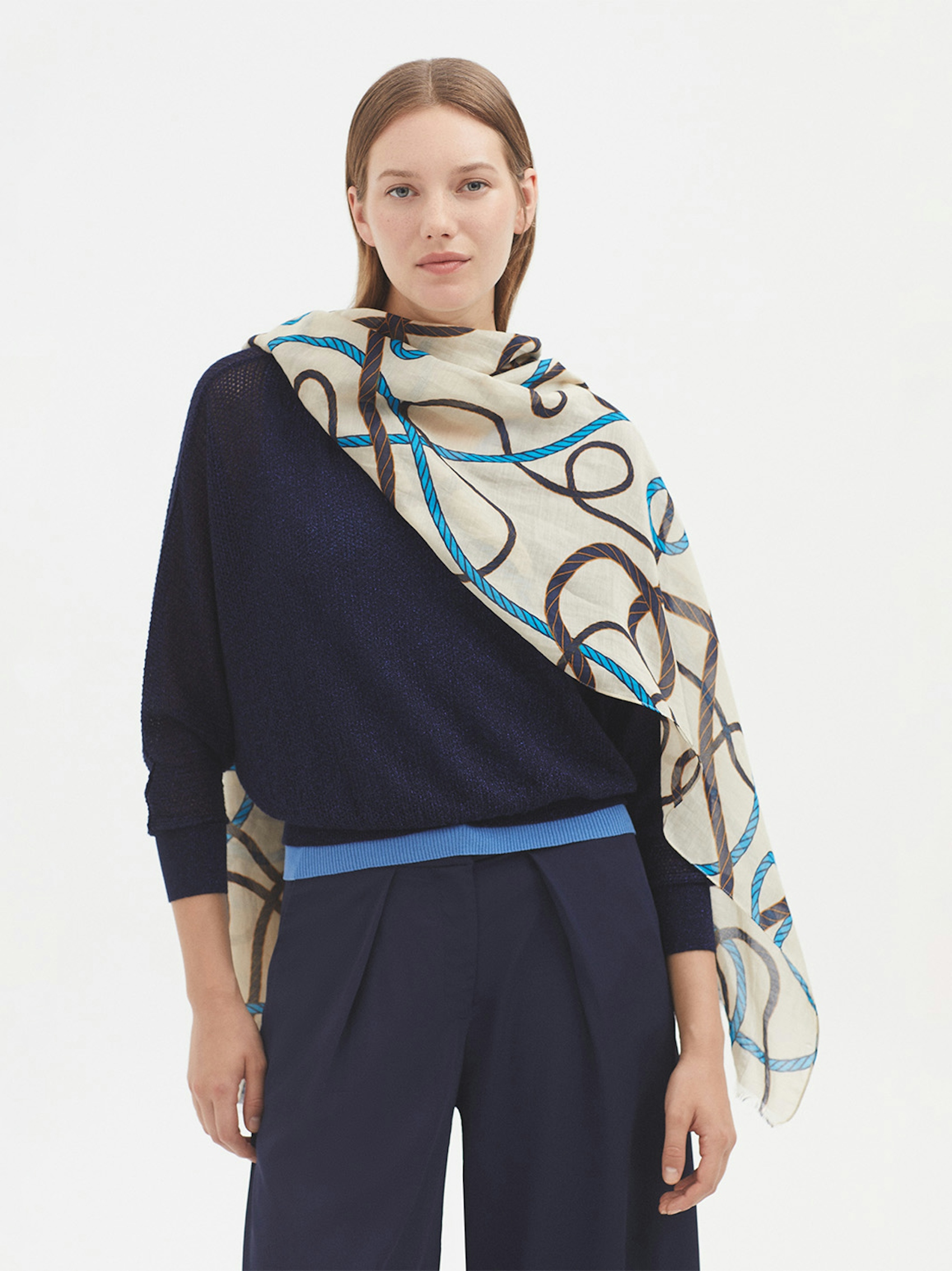 Foulard Color Ropes soie