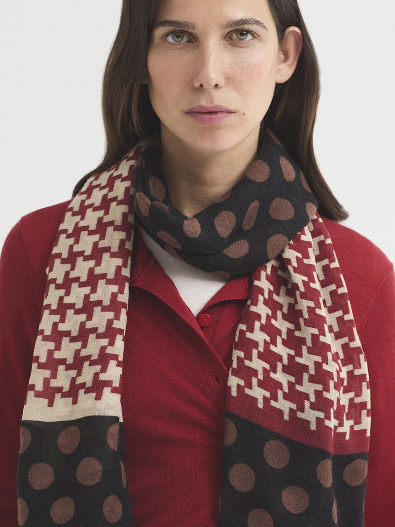 Fular Dots & Houndstooth
