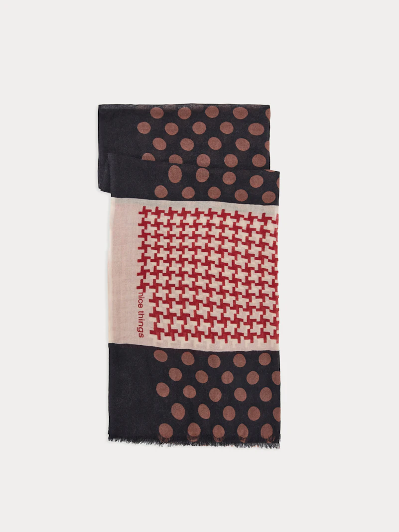 Fular Dots & Houndstooth
