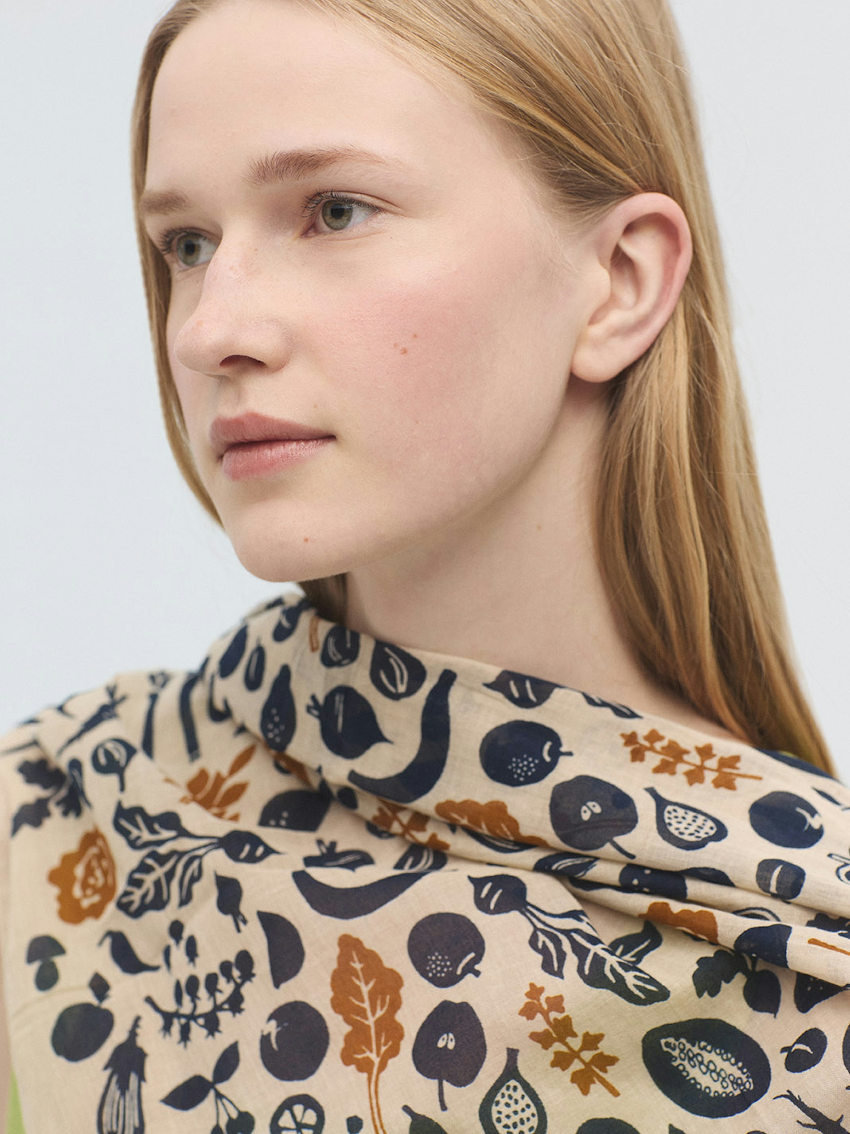 Foulard Greenery cotone