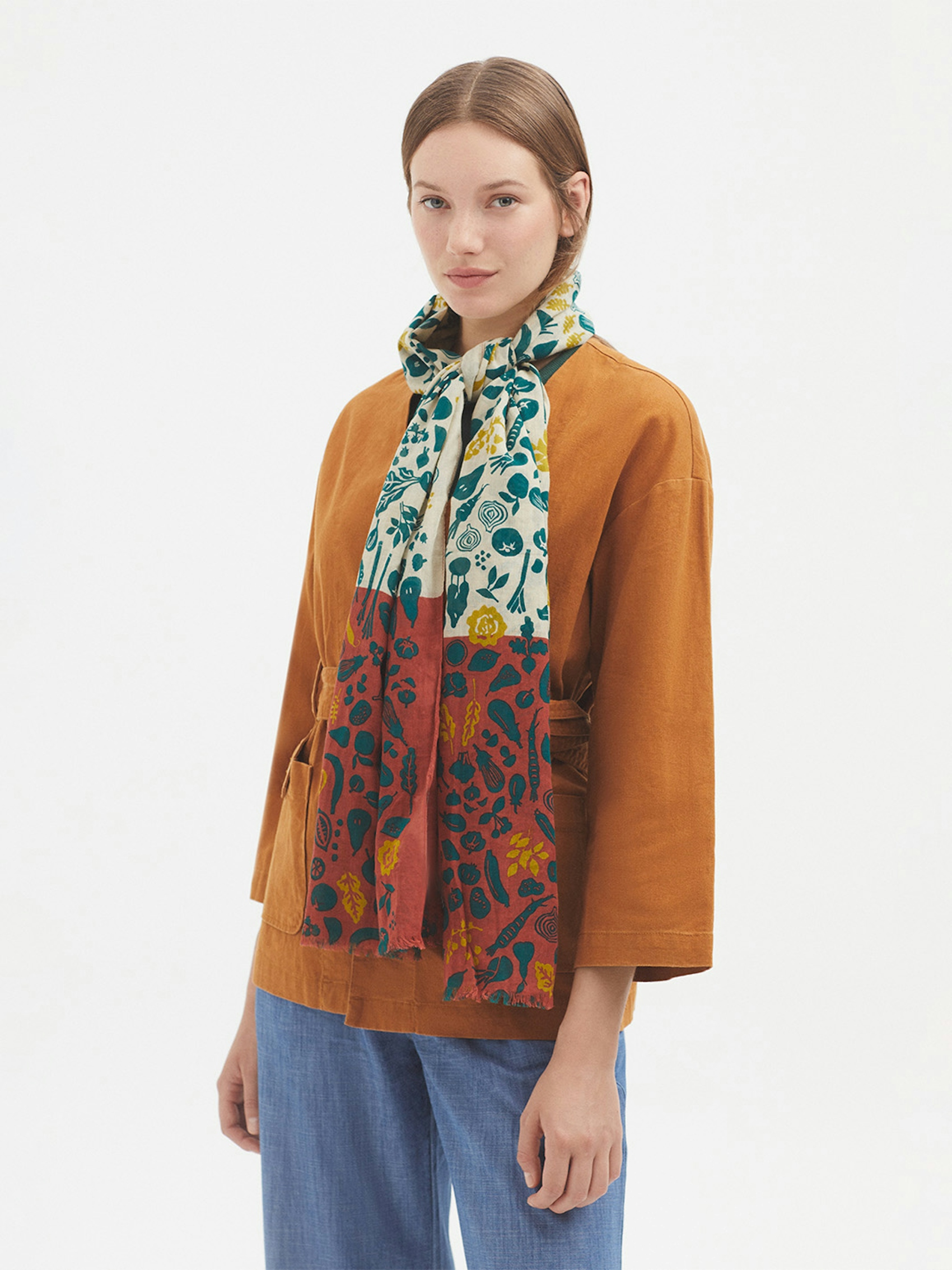 Foulard Greenery coton bio